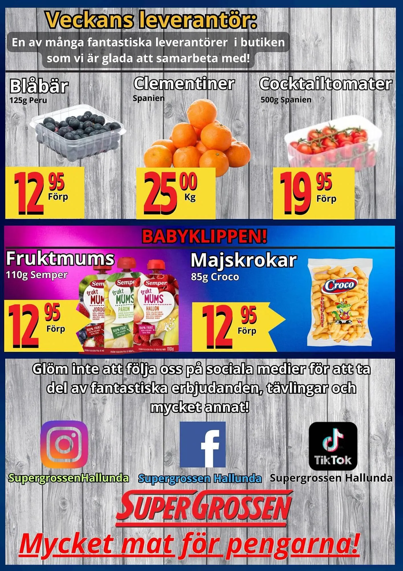 Supergrossen reklamblad från 17 november till 23 november 2025 - Reklamblad sidor 15