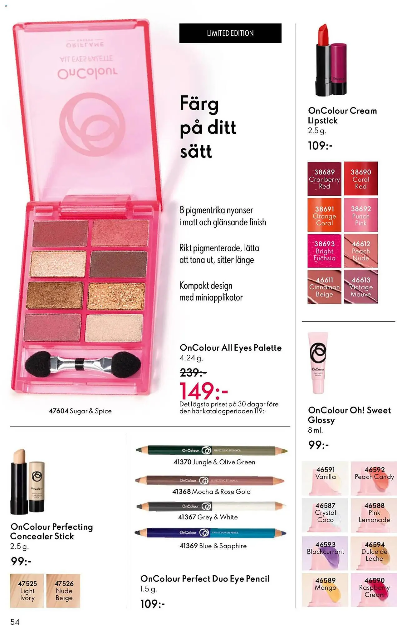 Oriflame reklamblad från 22 april till 12 maj 2026 - Reklamblad sidor 54