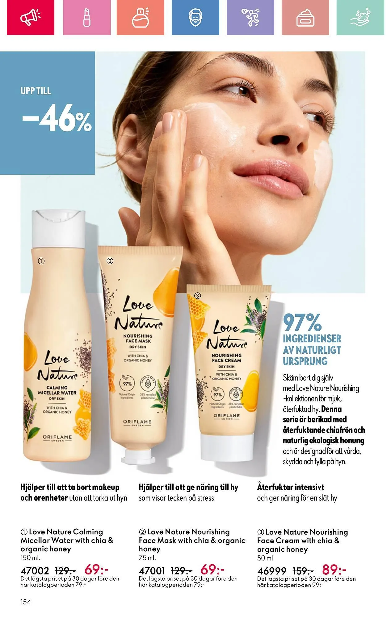 Oriflame reklamblad från 22 juni till 12 juli 2025 - Reklamblad sidor 154