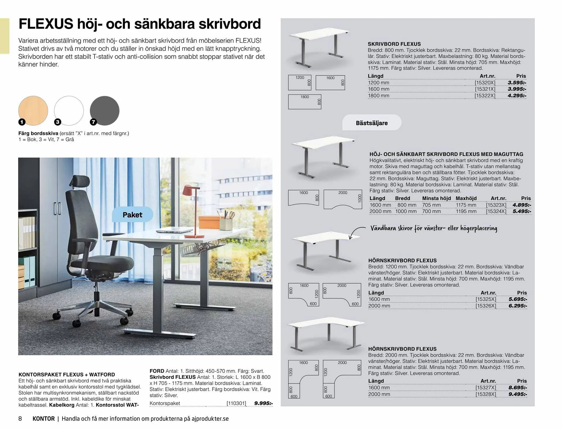 AJ Produkter reklamblad från 8 oktober till 4 december 2023 - Reklamblad sidor 8