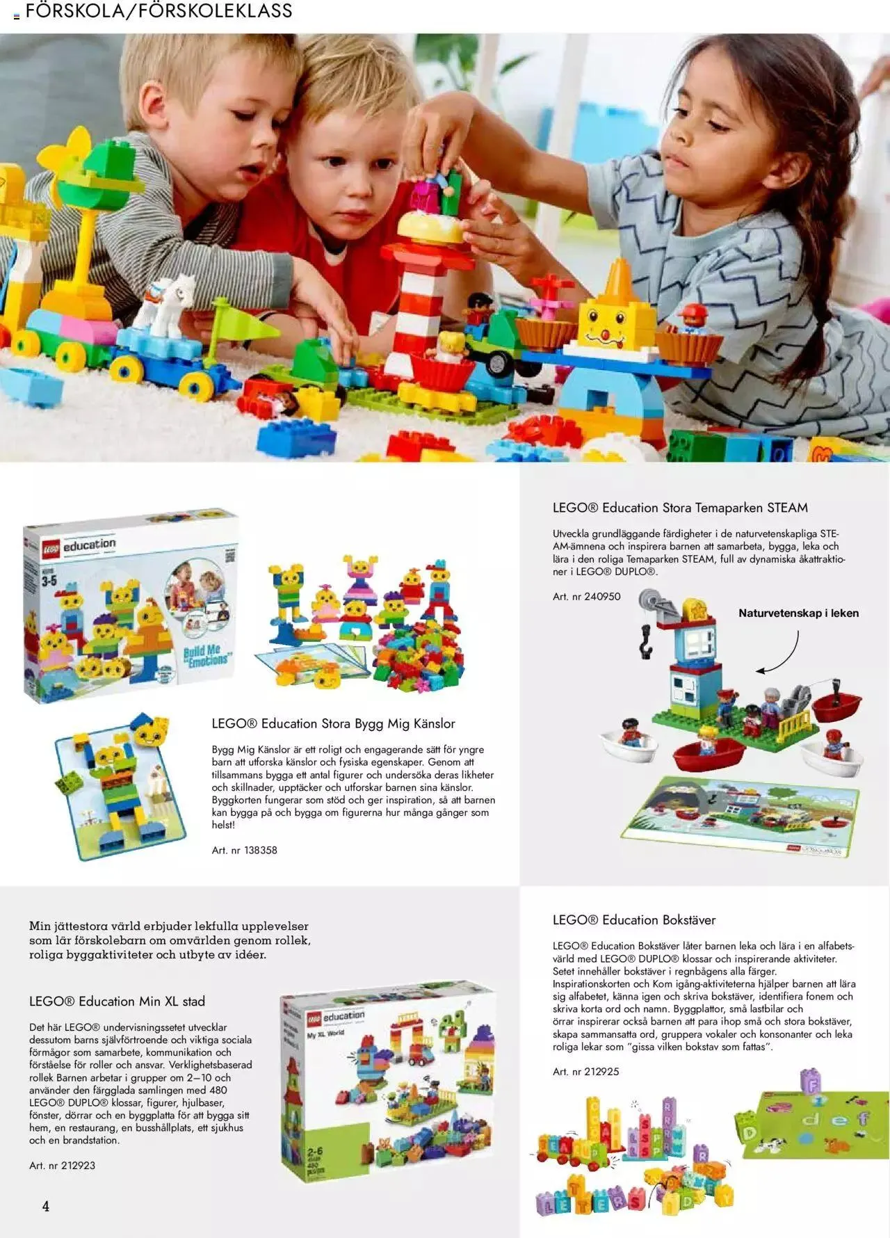Staples - Informationsblad Lego Education från 1 januari till 31 december 2023 - Reklamblad sidor 4
