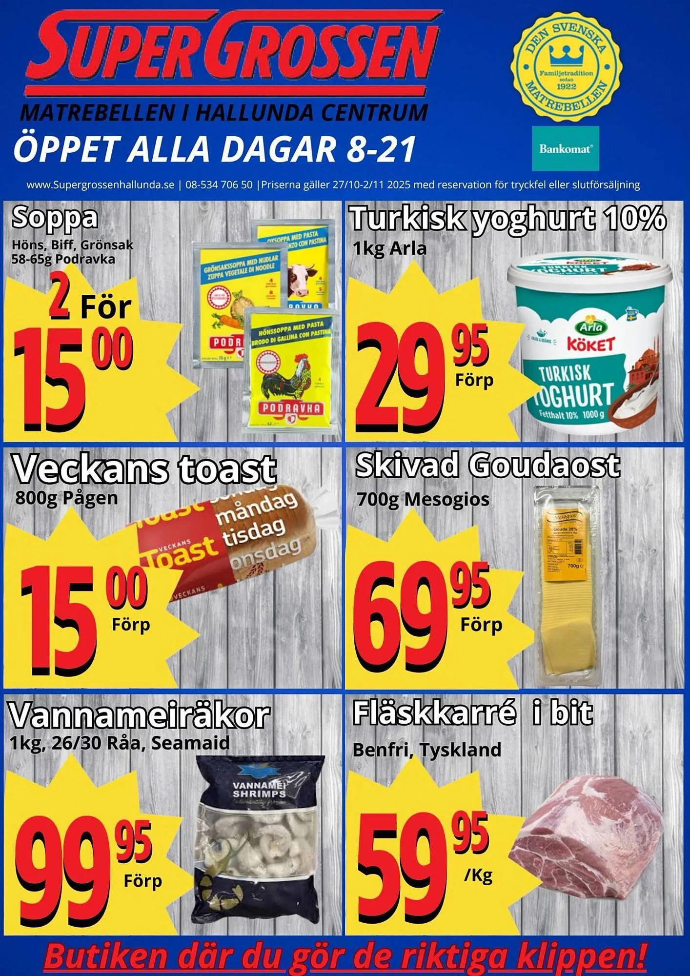 Supergrossen reklamblad - 1