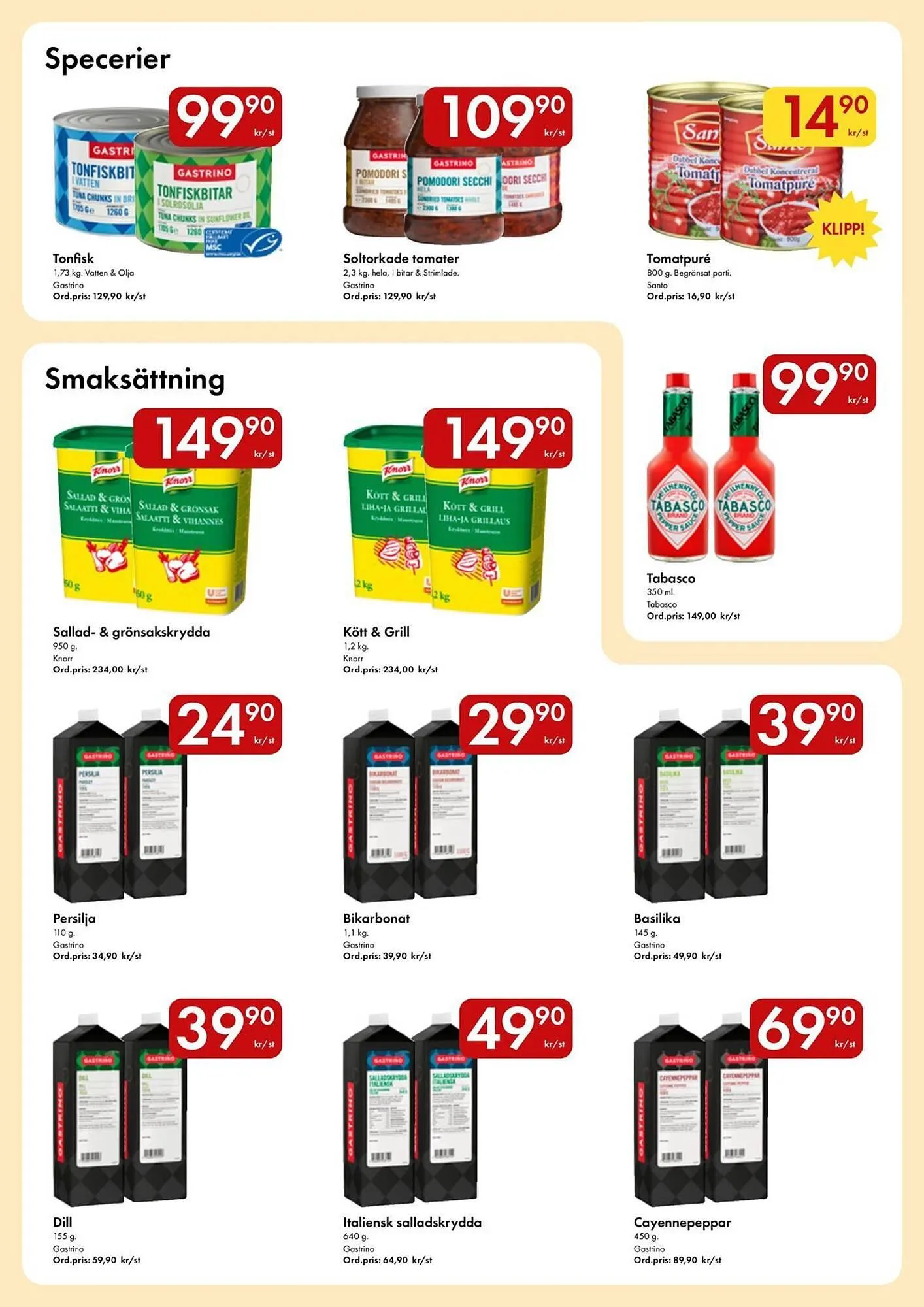 Snabbgross reklamblad från 4 maj till 17 maj 2026 - Reklamblad sidor 15