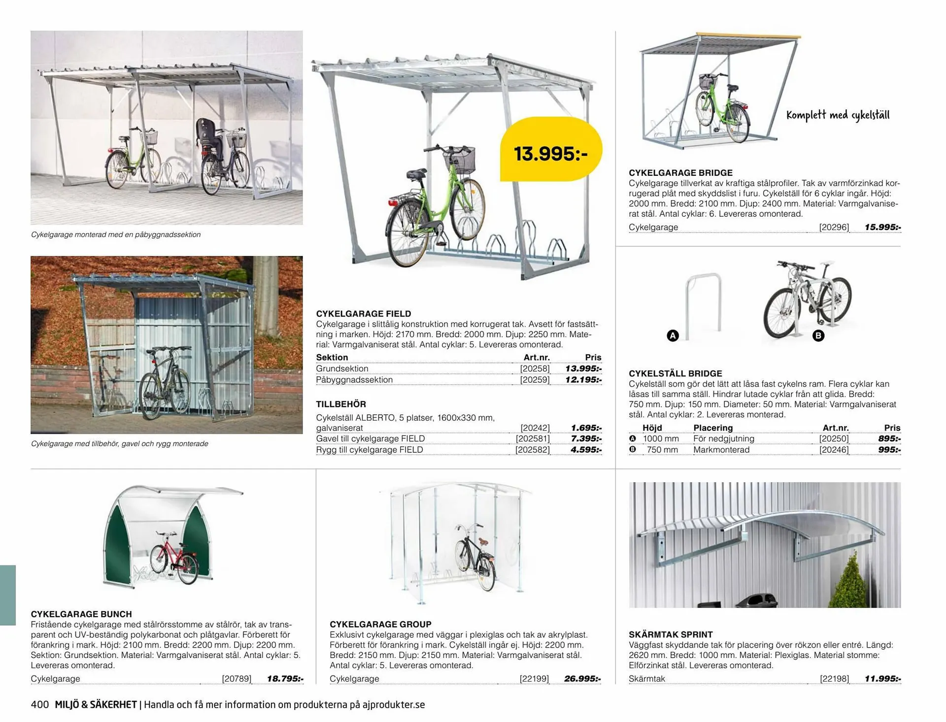 AJ Produkter reklamblad från 8 oktober till 4 december 2023 - Reklamblad sidor 400