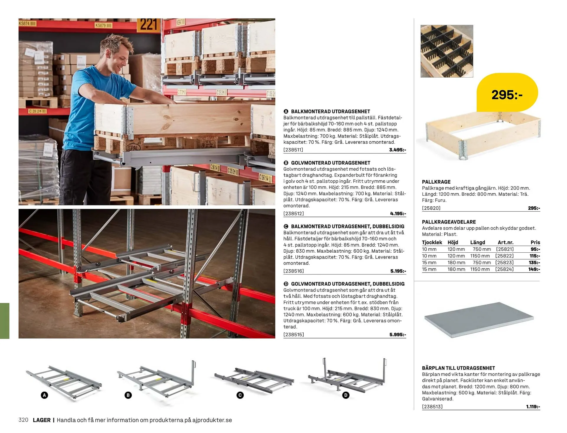 AJ Produkter reklamblad från 1 januari till 31 december 2025 - Reklamblad sidor 320
