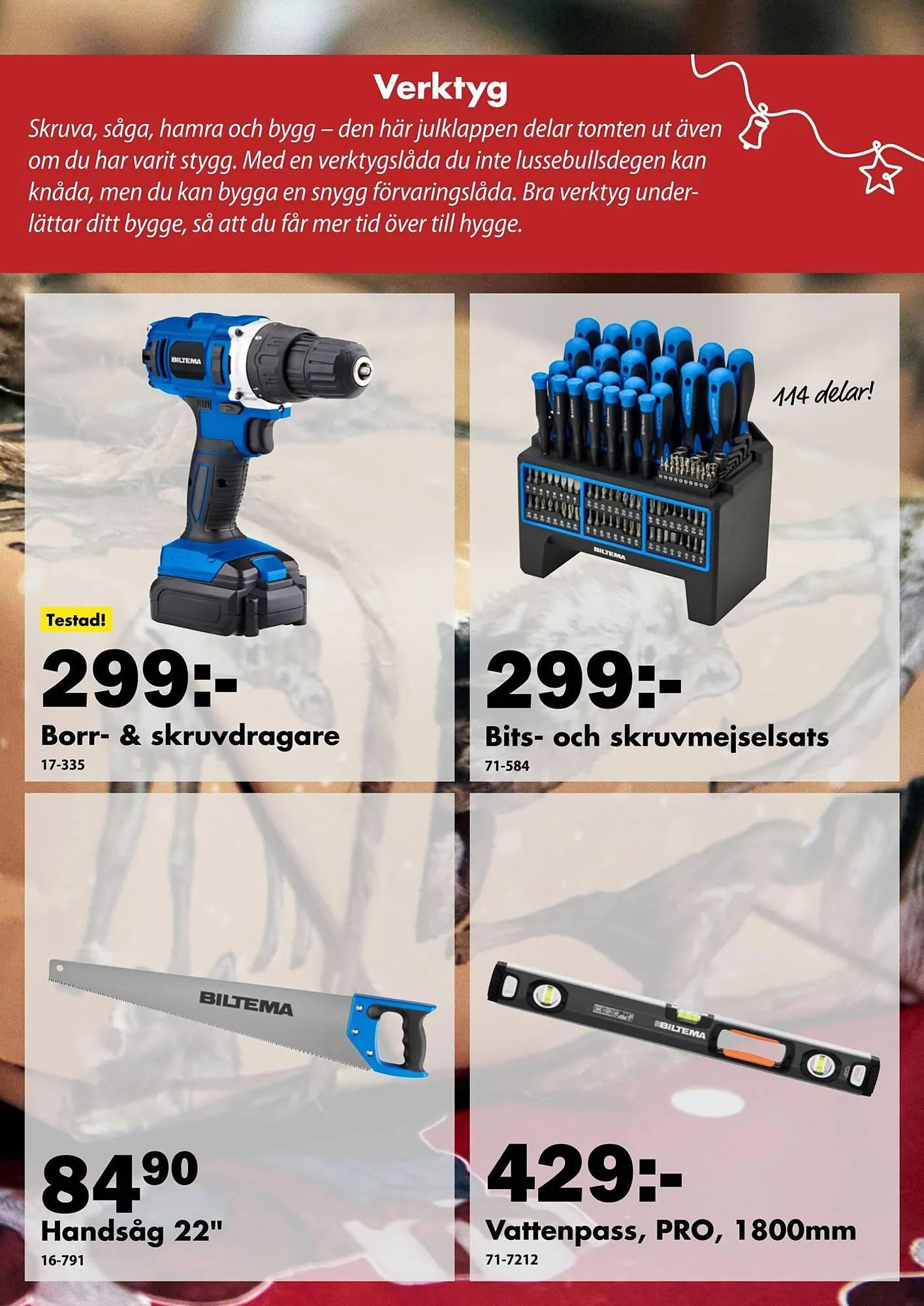 Biltema reklamblad från 26 oktober till 23 december 2023 - Reklamblad sidor 25