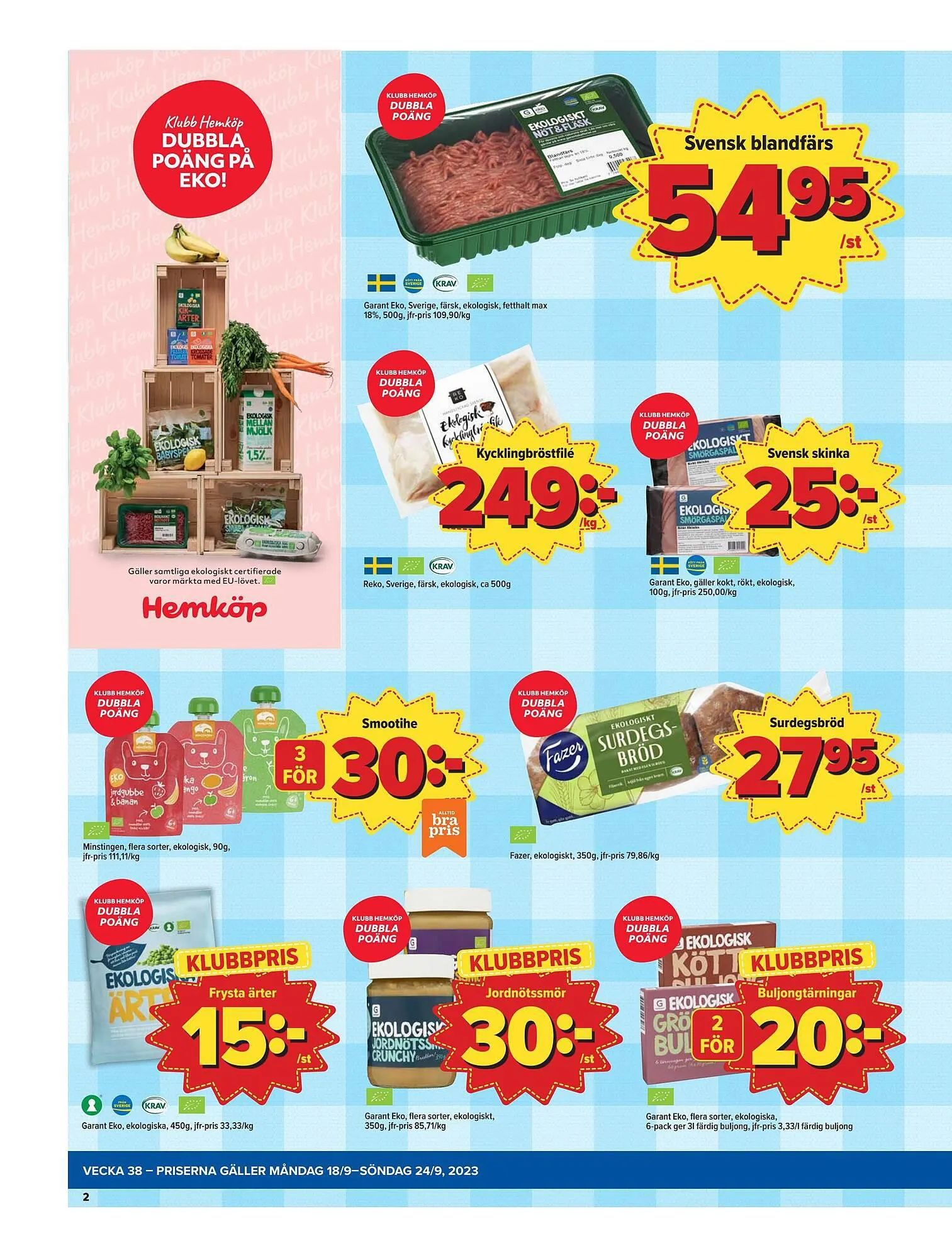 Östenssons reklamblad från 18 september till 24 september 2023 - Reklamblad sidor 2