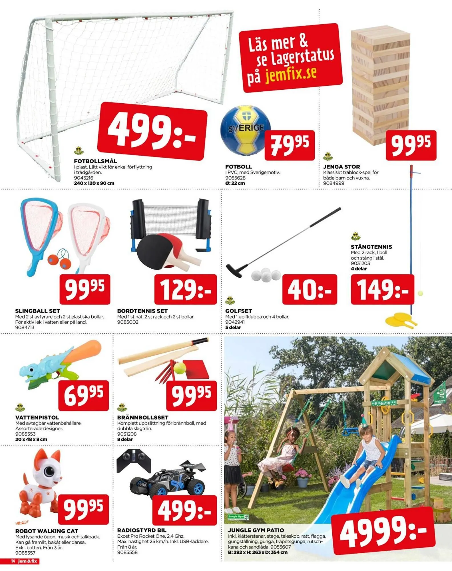 Jem&Fix reklamblad från 11 maj till 18 maj 2026 - Reklamblad sidor 14
