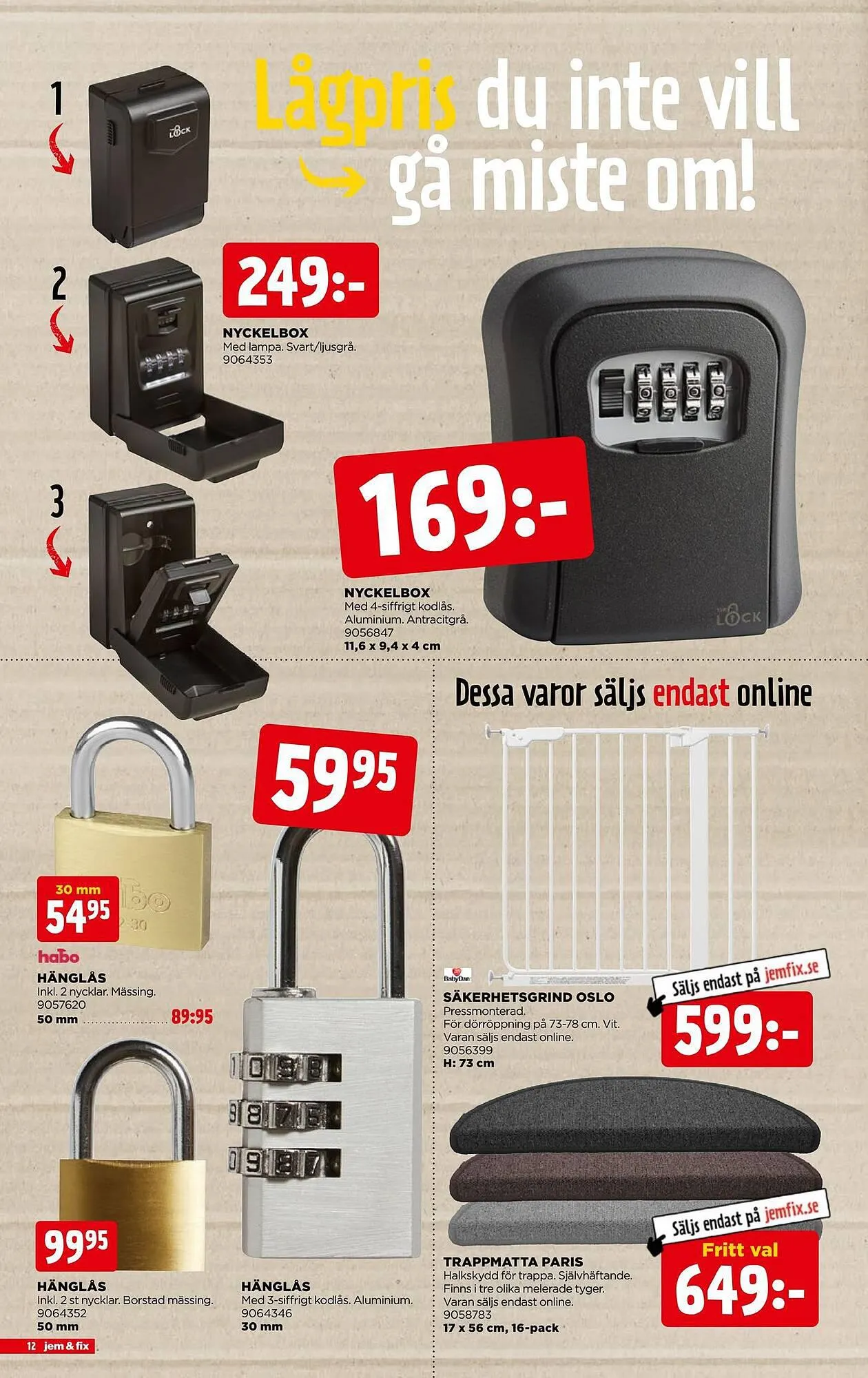 Jem&Fix reklamblad från 26 november till 3 december 2023 - Reklamblad sidor 12