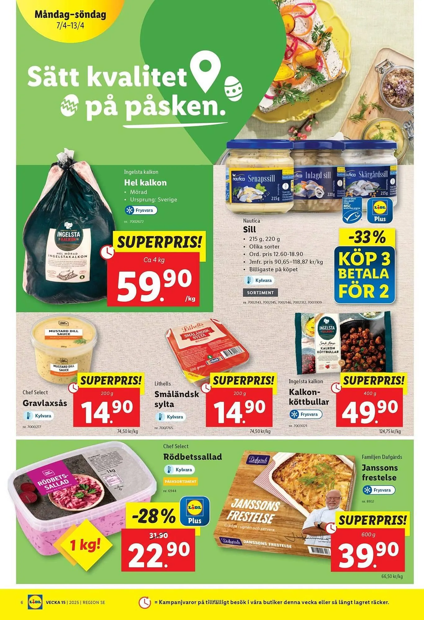 Lidl reklamblad från 7 april till 13 april 2025 - Reklamblad sidor 6