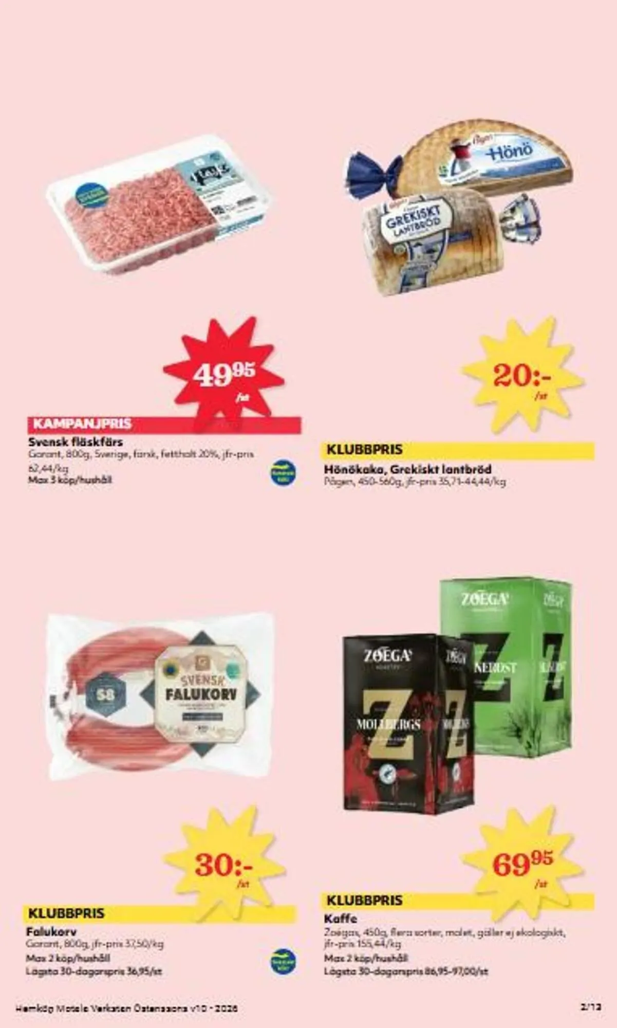 Östenssons reklamblad från 2 mars till 8 mars 2026 - Reklamblad sidor 2