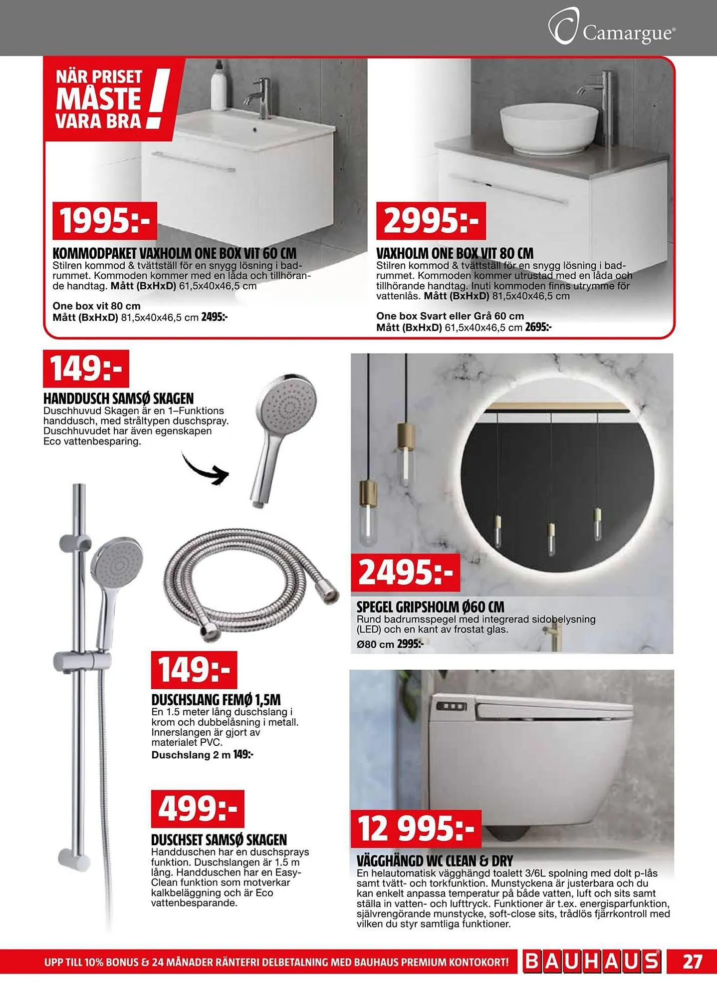 Bauhaus reklamblad från 1 oktober till 15 oktober 2023 - Reklamblad sidor 27