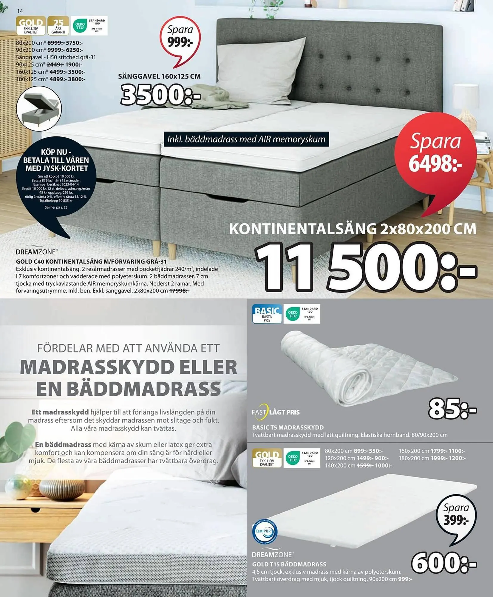 JYSK reklamblad från 3 december till 17 december 2023 - Reklamblad sidor 14