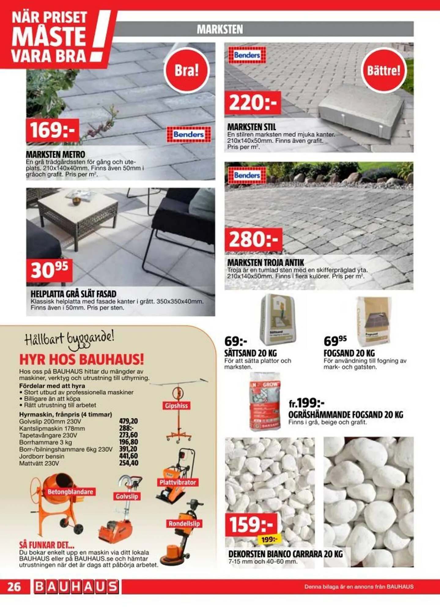 Bauhaus reklamblad från 28 april till 11 maj 2025 - Reklamblad sidor 26