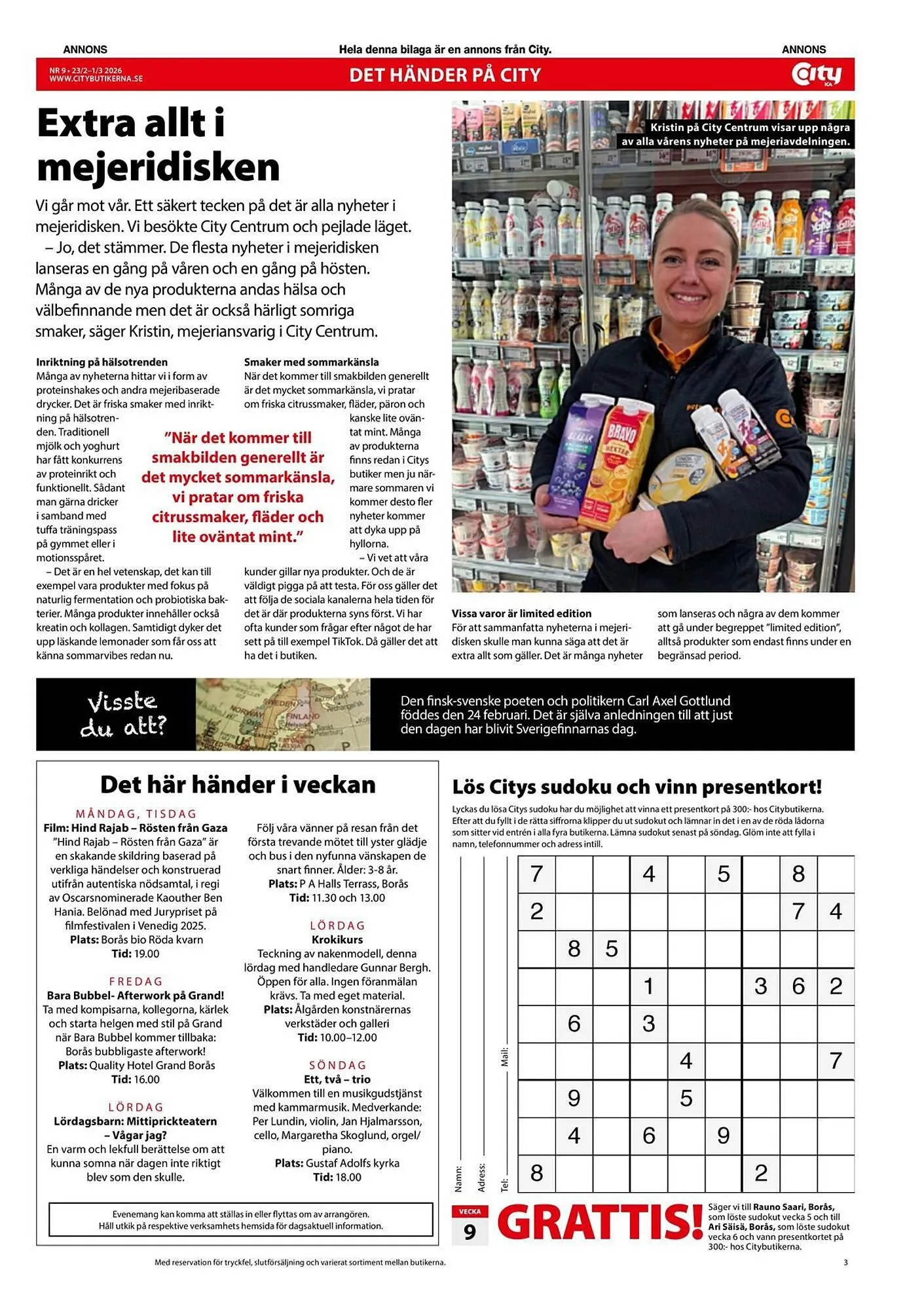 ICA Kvantum reklamblad från 23 februari till 1 mars 2026 - Reklamblad sidor 3