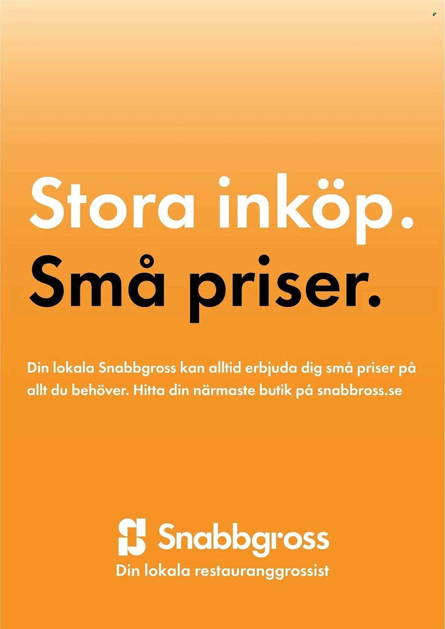 Snabbgross reklamblad från 25 september till 28 september 2025 - Reklamblad sidor 11