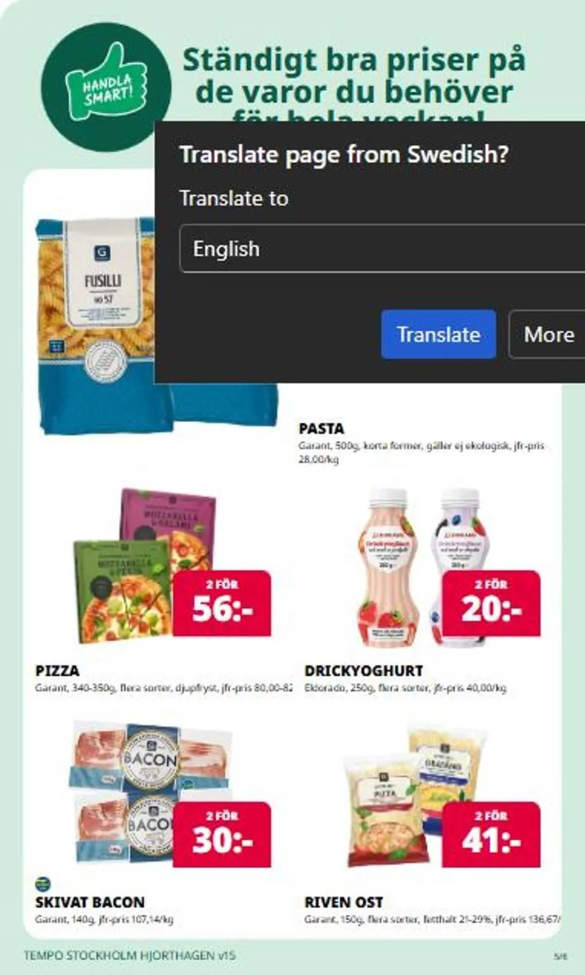 Tempo reklamblad från 6 april till 12 april 2026 - Reklamblad sidor 5