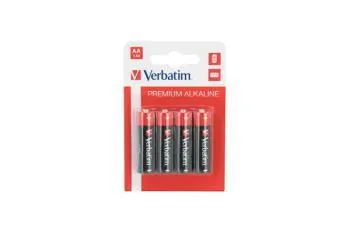 Verbatim AA Alkaline Batteri, (LR6) 4-pack