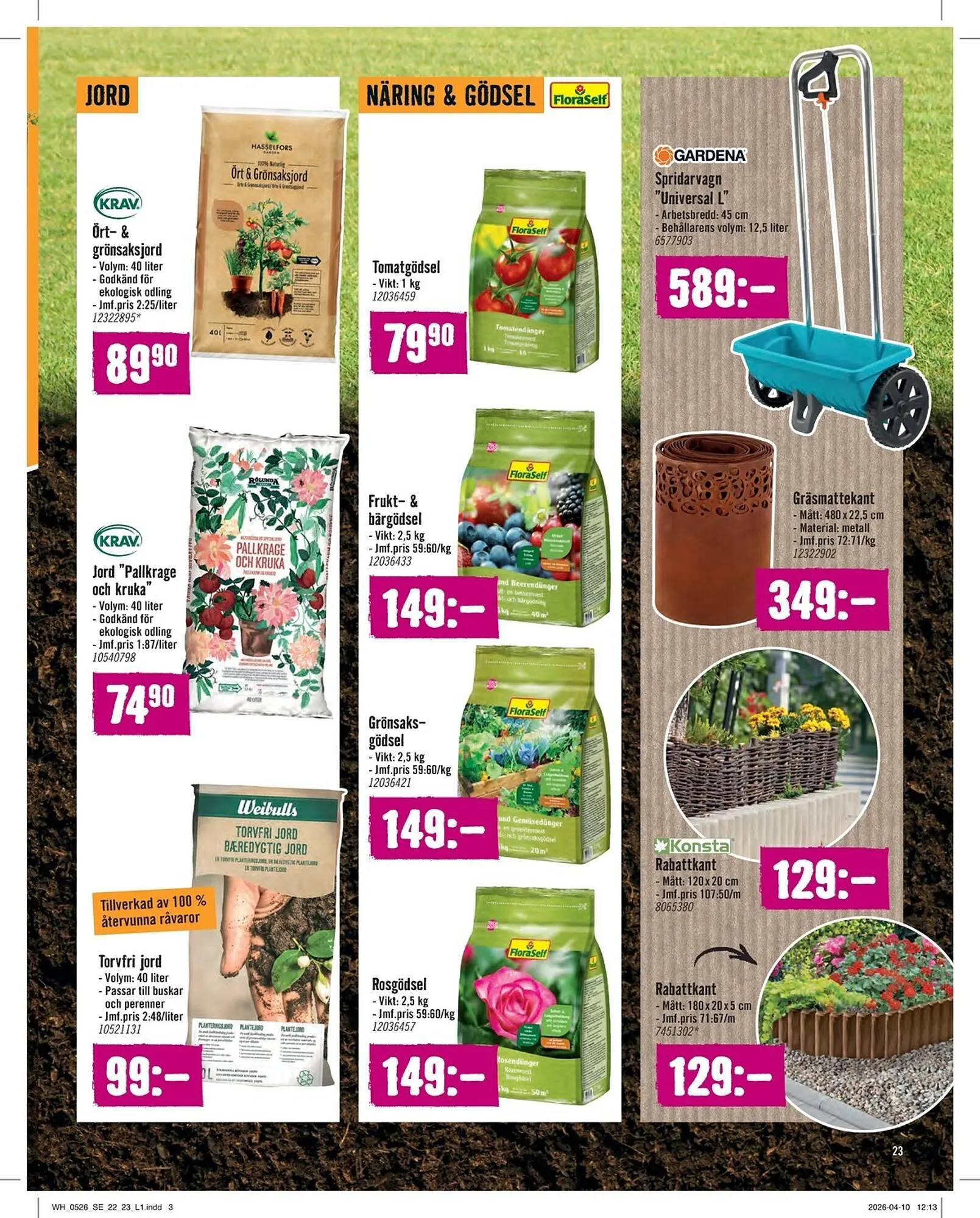 Hornbach reklamblad från 4 maj till 30 maj 2026 - Reklamblad sidor 23
