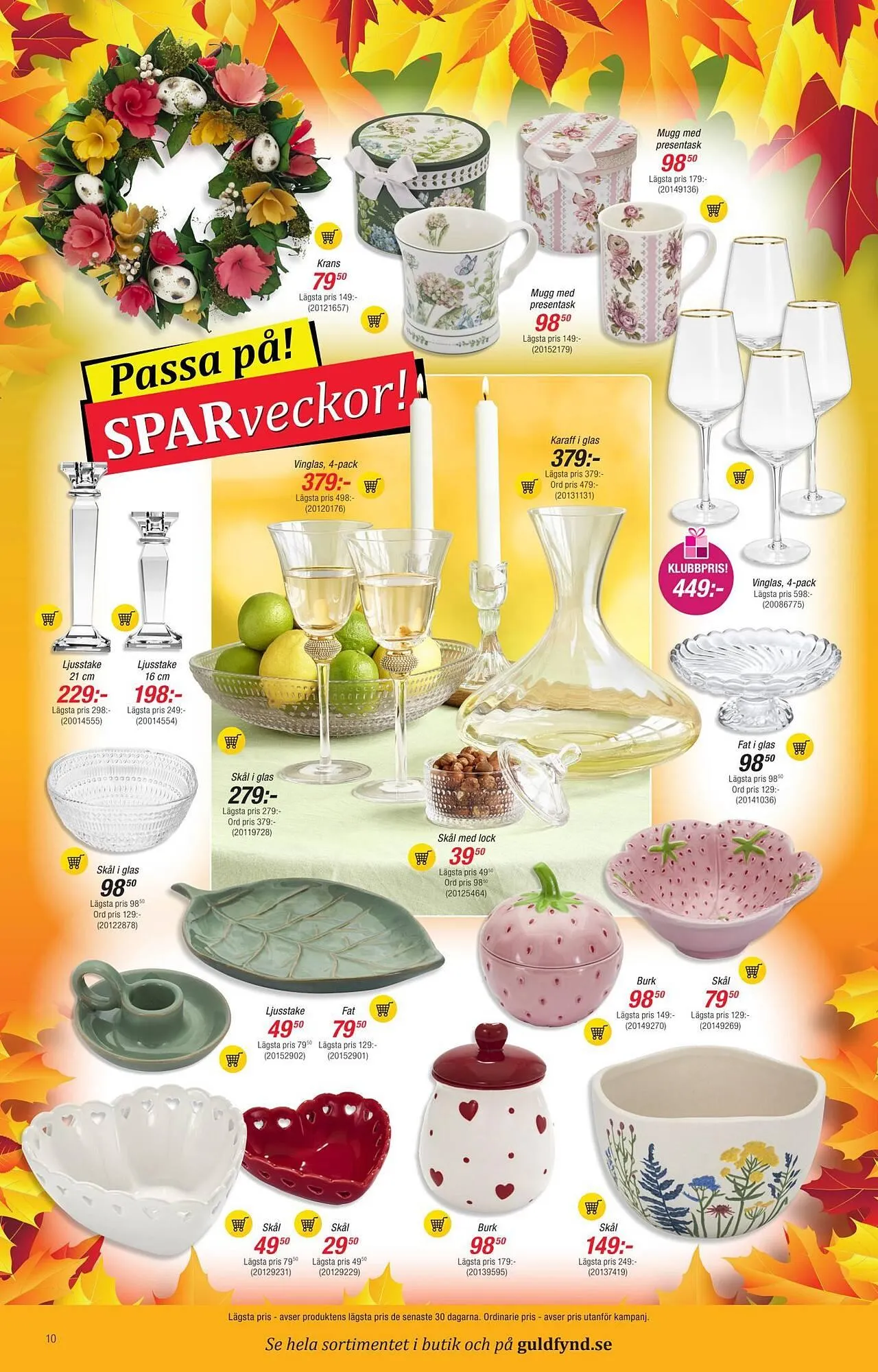 Guldfynd reklamblad från 3 september till 15 oktober 2024 - Reklamblad sidor 10