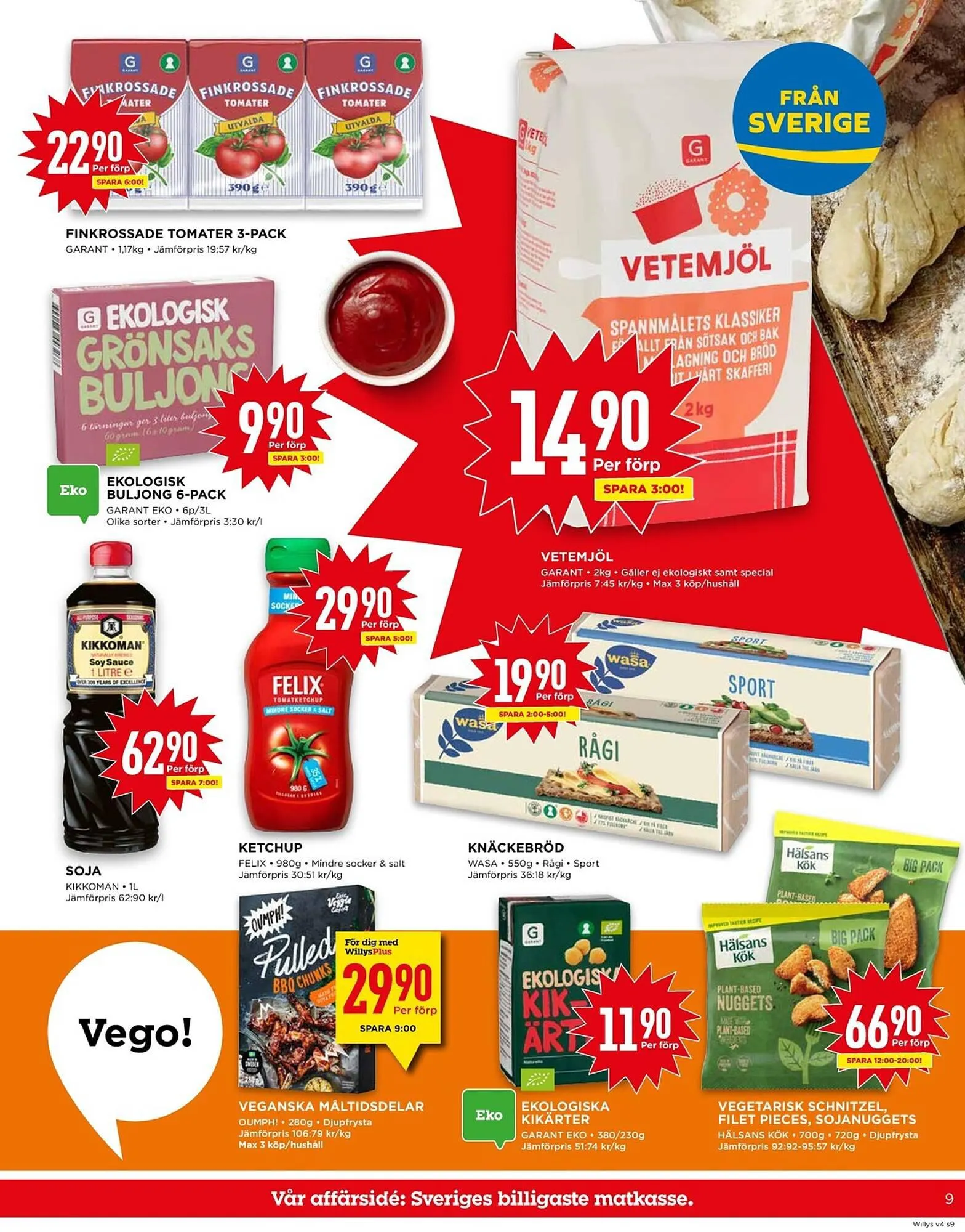 Willys reklamblad från 22 januari till 28 januari 2024 - Reklamblad sidor 9