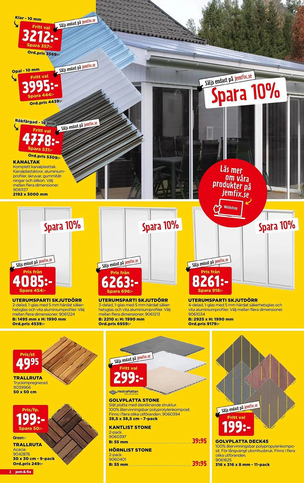 Jem&Fix reklamblad från 20 augusti till 27 augusti 2023 - Reklamblad sidor 2