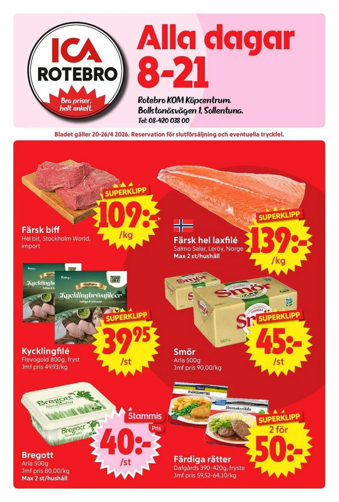 Nya Pulsen reklamblad från 20 april till 26 april 2026 - Reklamblad sidor 1