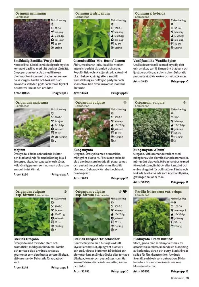 Frökatalog 2025! från 23 januari till 31 december 2025 - Reklamblad sidor 91