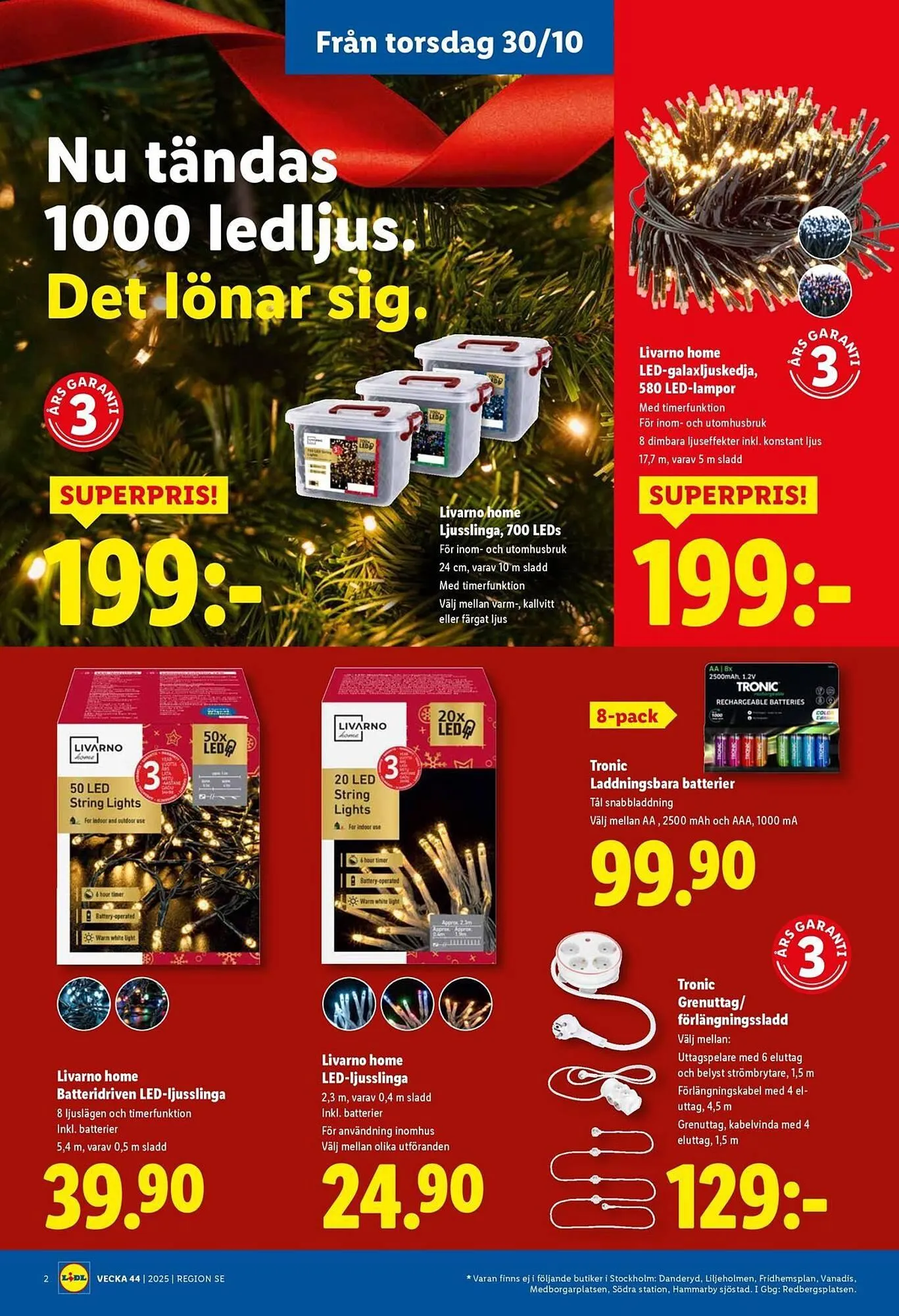 Lidl reklamblad från 30 oktober till 14 december 2025 - Reklamblad sidor 2