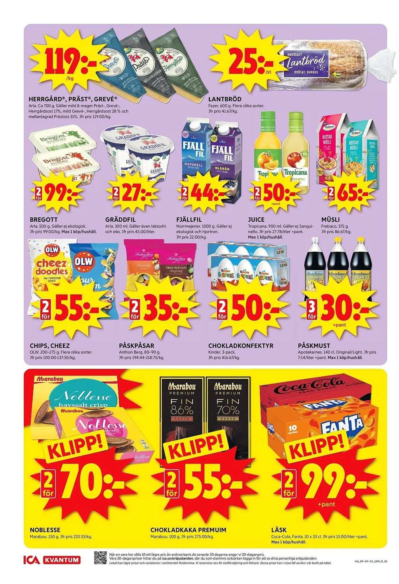 ICA Kvantum reklamblad från 14 april till 21 april 2025 - Reklamblad sidor 8
