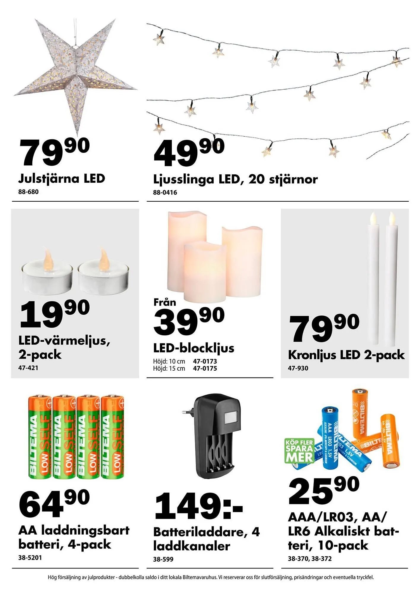 Biltema reklamblad från 26 oktober till 23 december 2023 - Reklamblad sidor 9