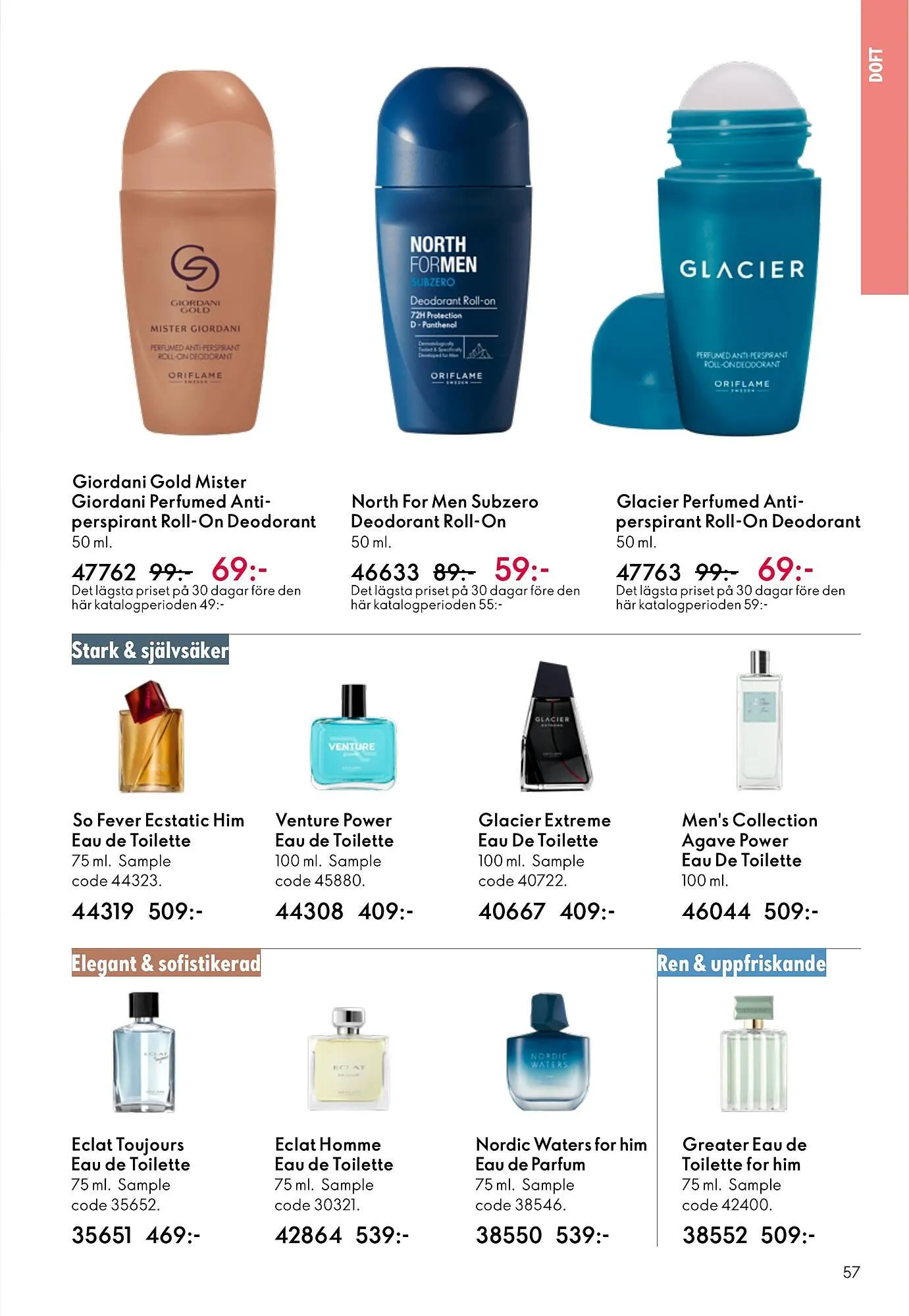 Oriflame reklamblad från 11 mars till 31 mars 2026 - Reklamblad sidor 57