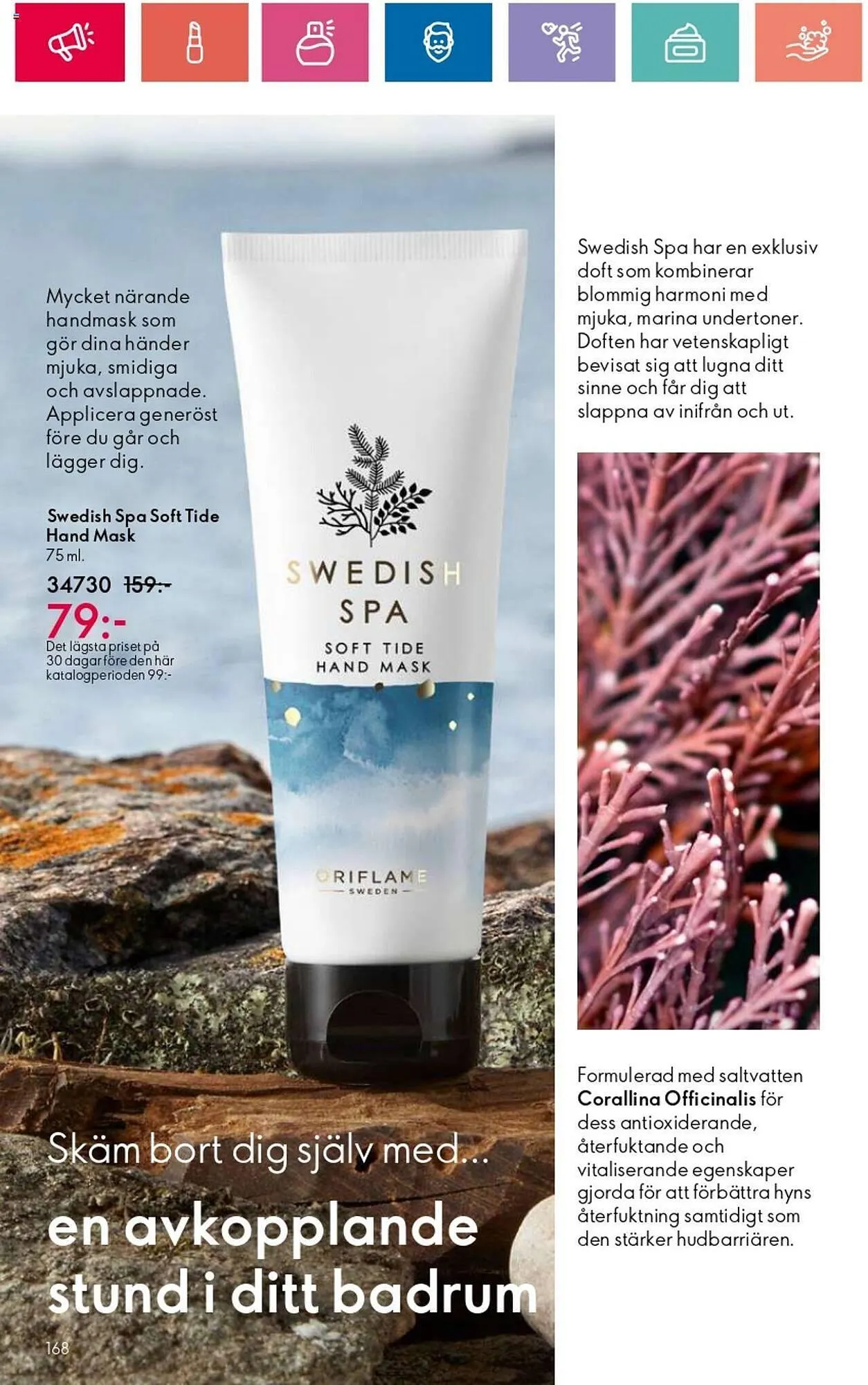 Oriflame reklamblad från 3 oktober till 23 oktober 2024 - Reklamblad sidor 168