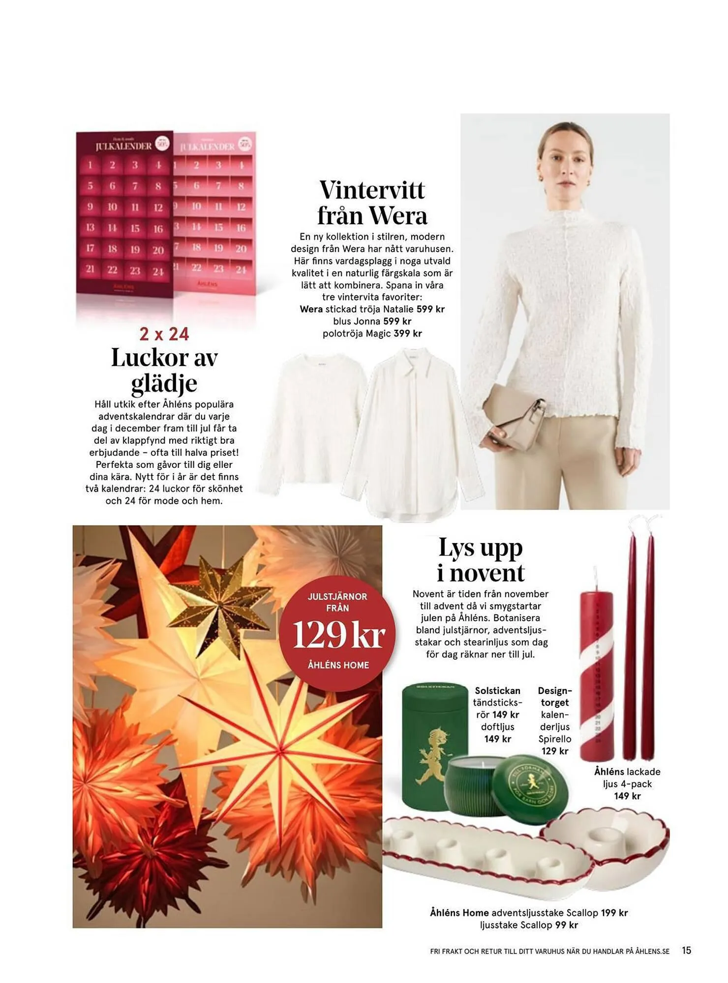 Åhléns reklamblad från 25 oktober till 14 november 2023 - Reklamblad sidor 15