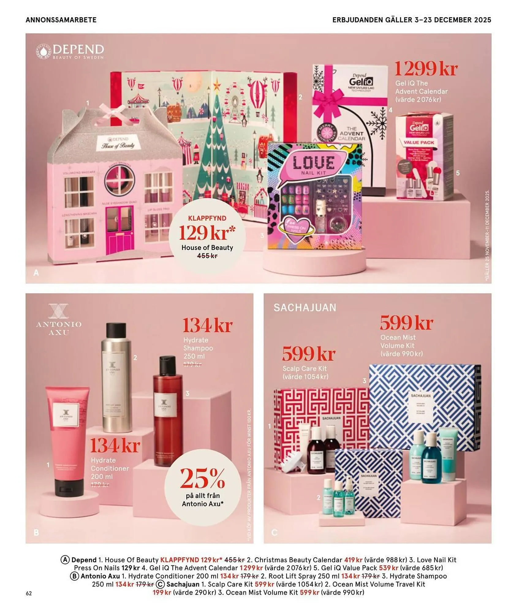 Åhléns reklamblad från 25 november till 11 december 2025 - Reklamblad sidor 62