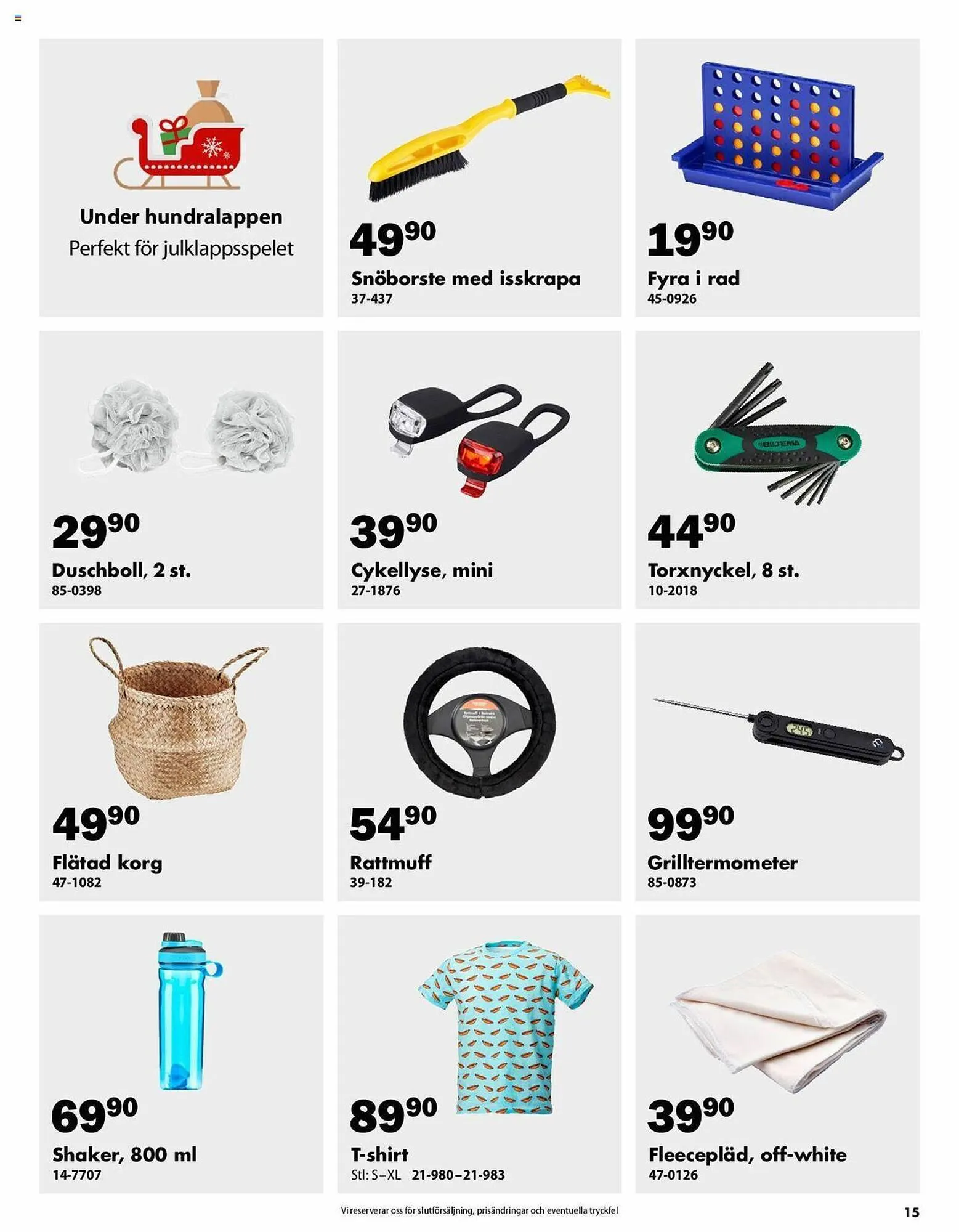Biltema reklamblad från 24 november till 24 december 2023 - Reklamblad sidor 15