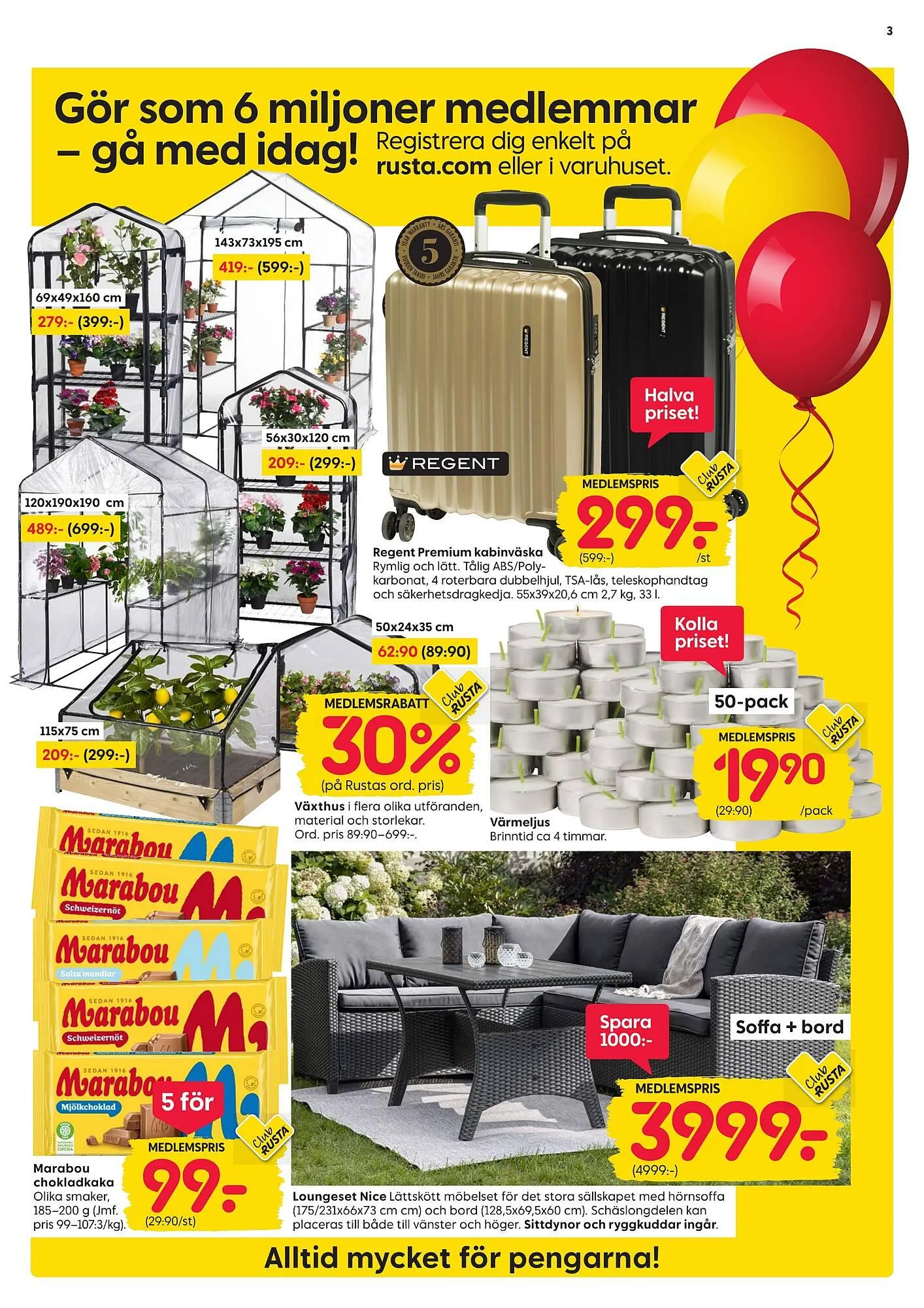 Rusta reklamblad från 24 mars till 30 mars 2025 - Reklamblad sidor 3
