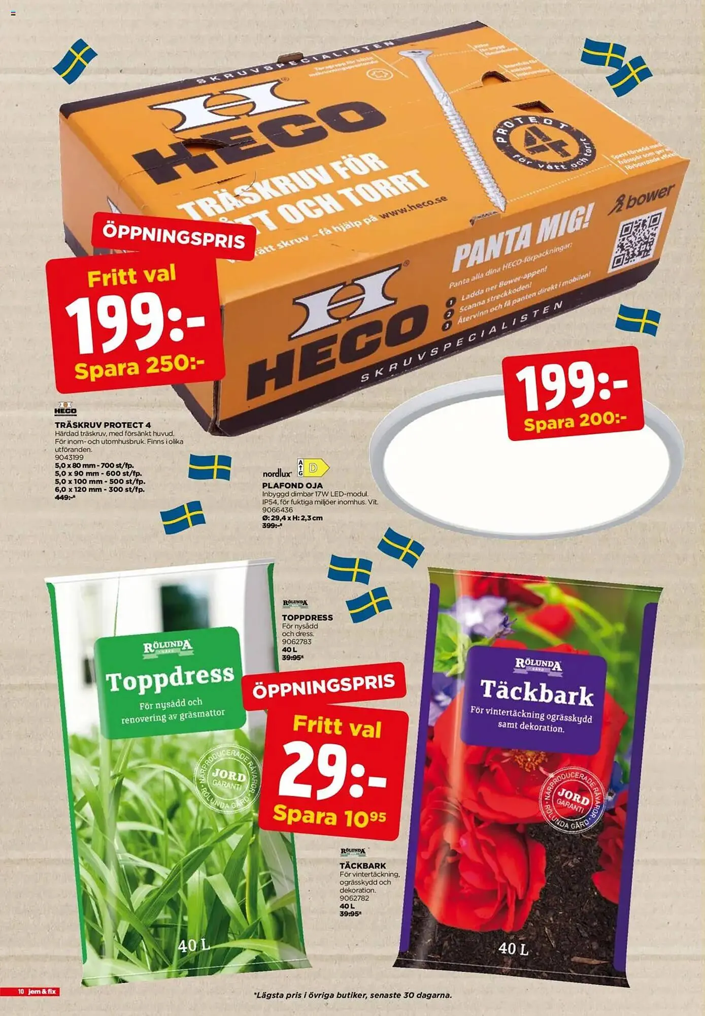Jem&Fix reklamblad från 6 oktober till 12 oktober 2025 - Reklamblad sidor 10