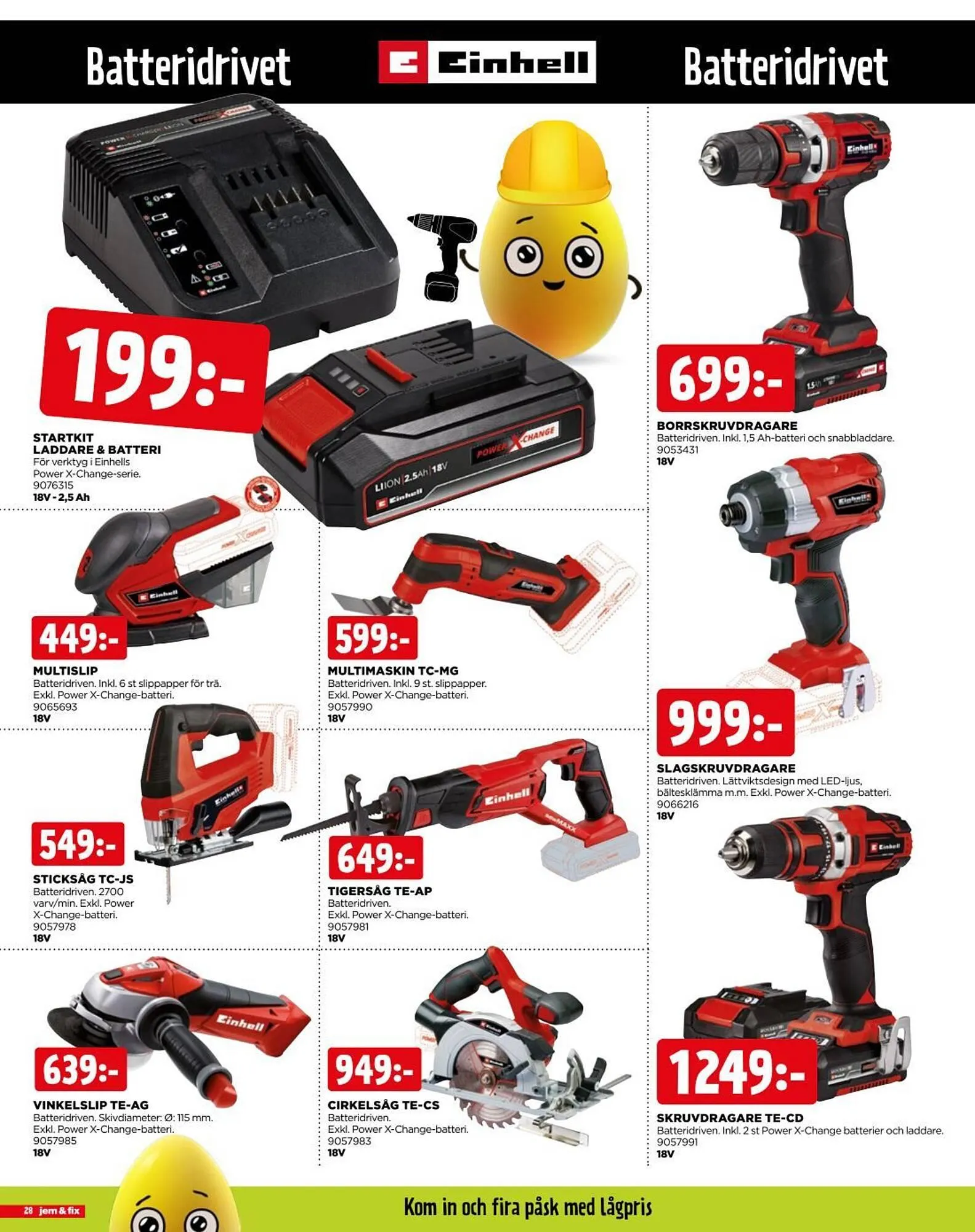 Jem&Fix reklamblad från 14 april till 20 april 2025 - Reklamblad sidor 28