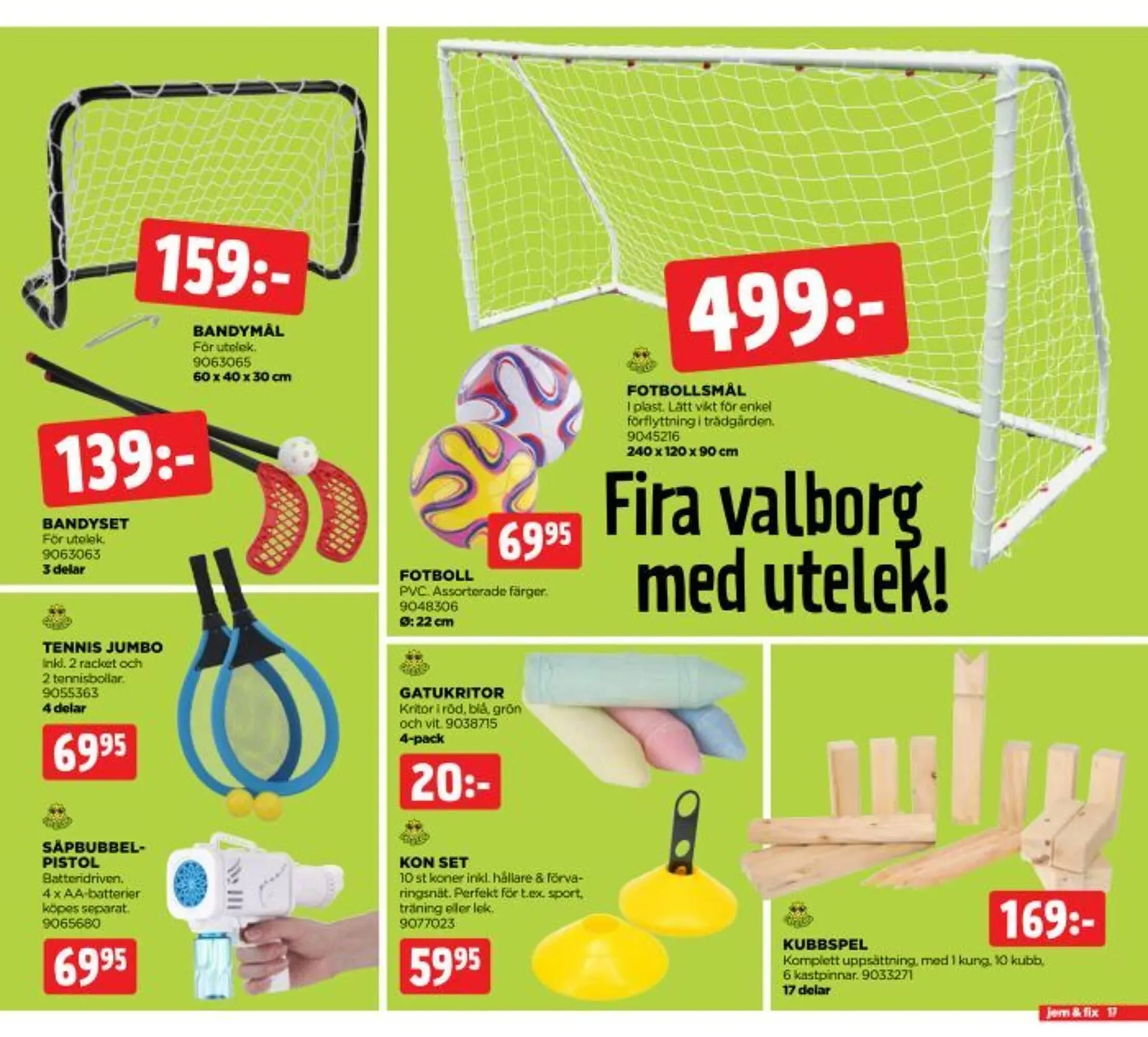 Jem&Fix reklamblad från 21 april till 27 april 2025 - Reklamblad sidor 17