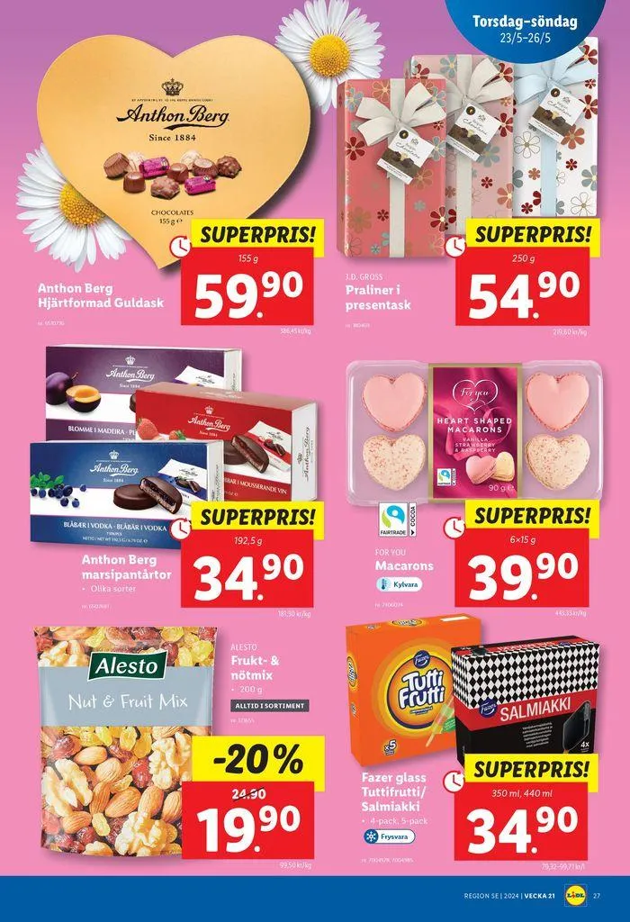 Nationell ERBJUDANDEN VECKA 21 från 20 maj till 26 maj 2024 - Reklamblad sidor 30
