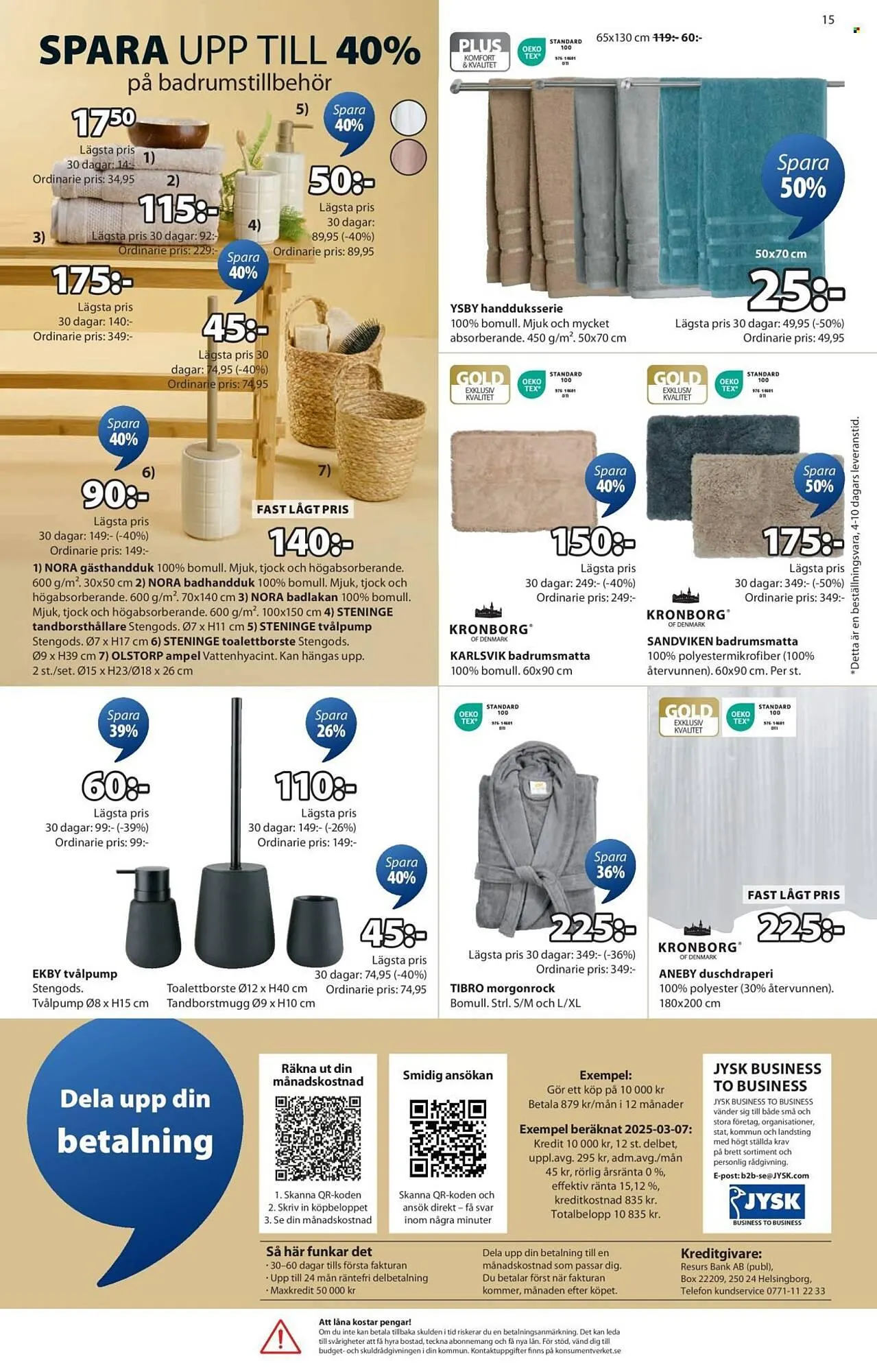 JYSK reklamblad från 18 augusti till 31 augusti 2025 - Reklamblad sidor 15