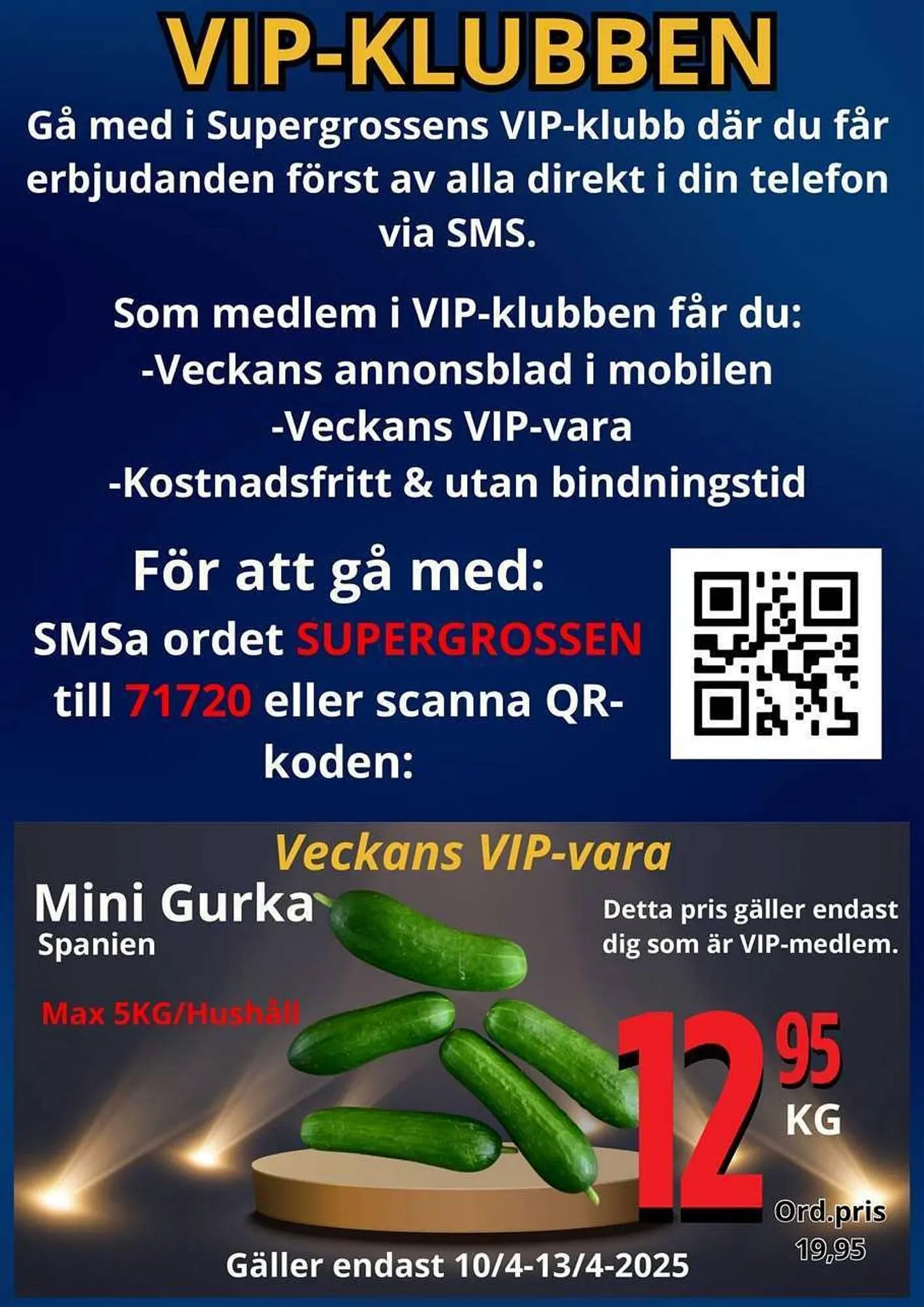 Supergrossen reklamblad från 7 april till 13 april 2025 - Reklamblad sidor 13