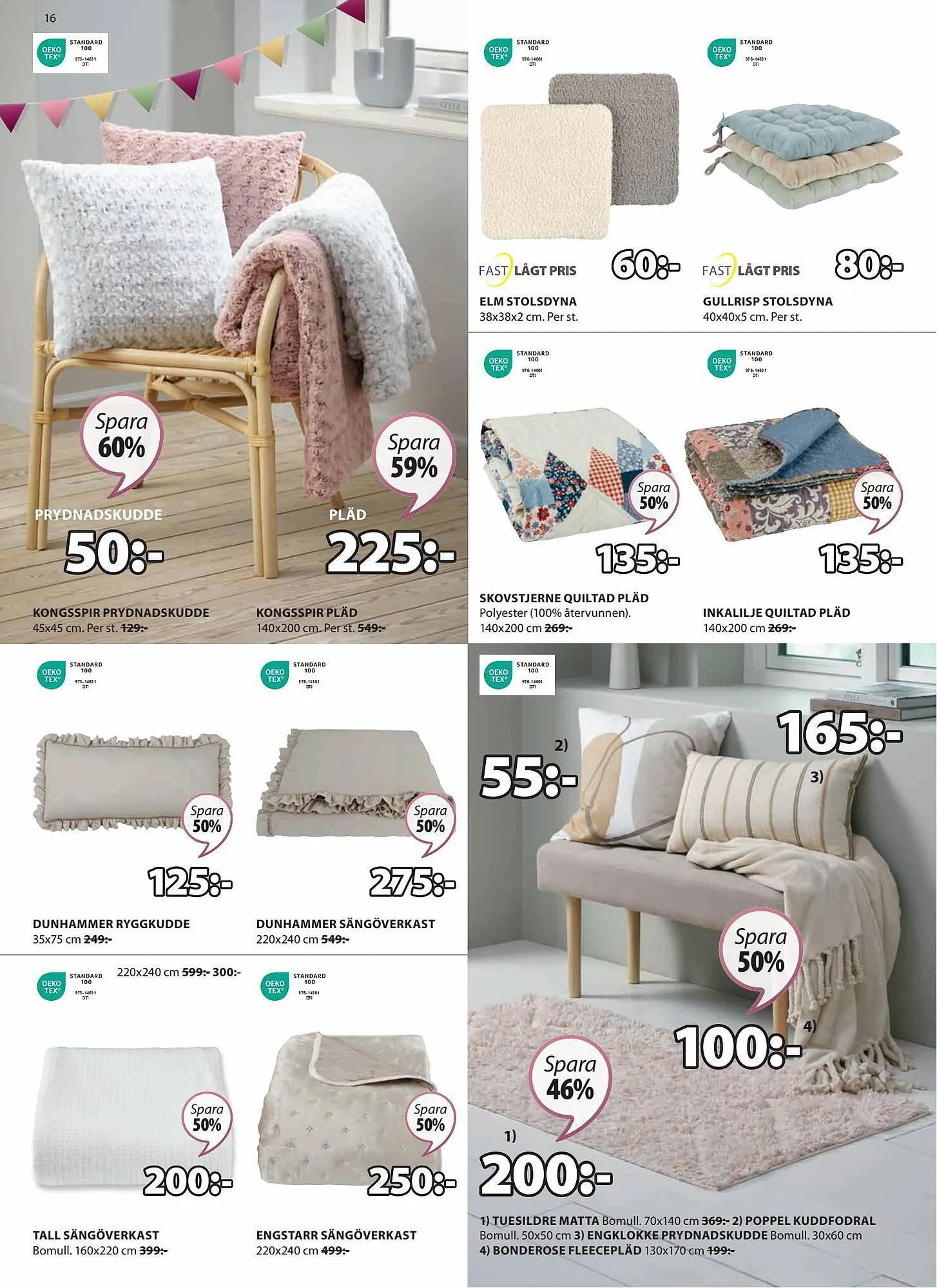JYSK reklamblad från 25 september till 8 oktober 2023 - Reklamblad sidor 16
