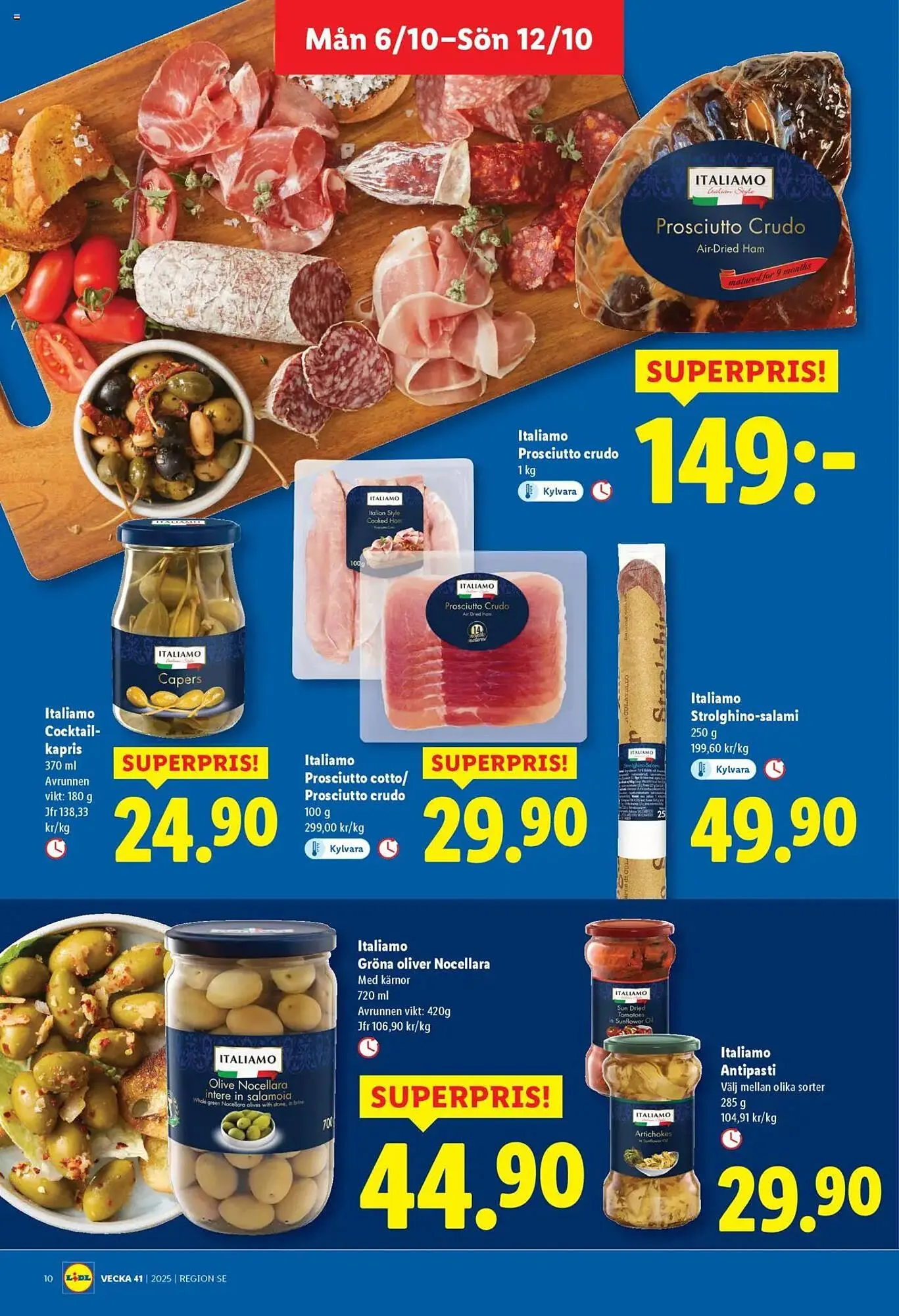 Lidl reklamblad från 6 oktober till 12 oktober 2025 - Reklamblad sidor 10