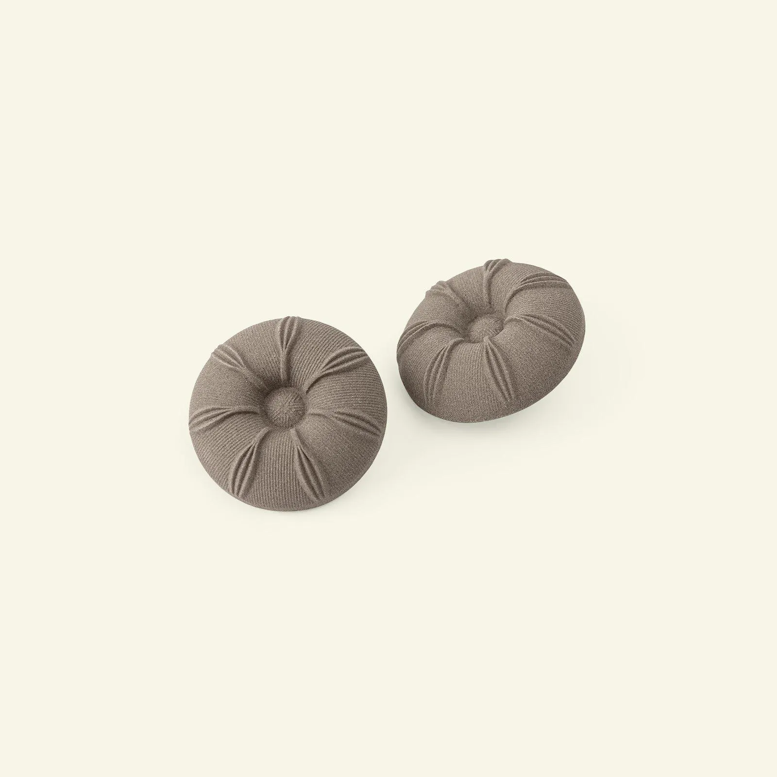Knapp 27mm beige 2st