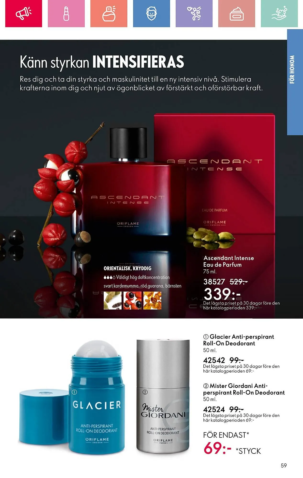 Oriflame reklamblad från 22 juni till 12 juli 2025 - Reklamblad sidor 59