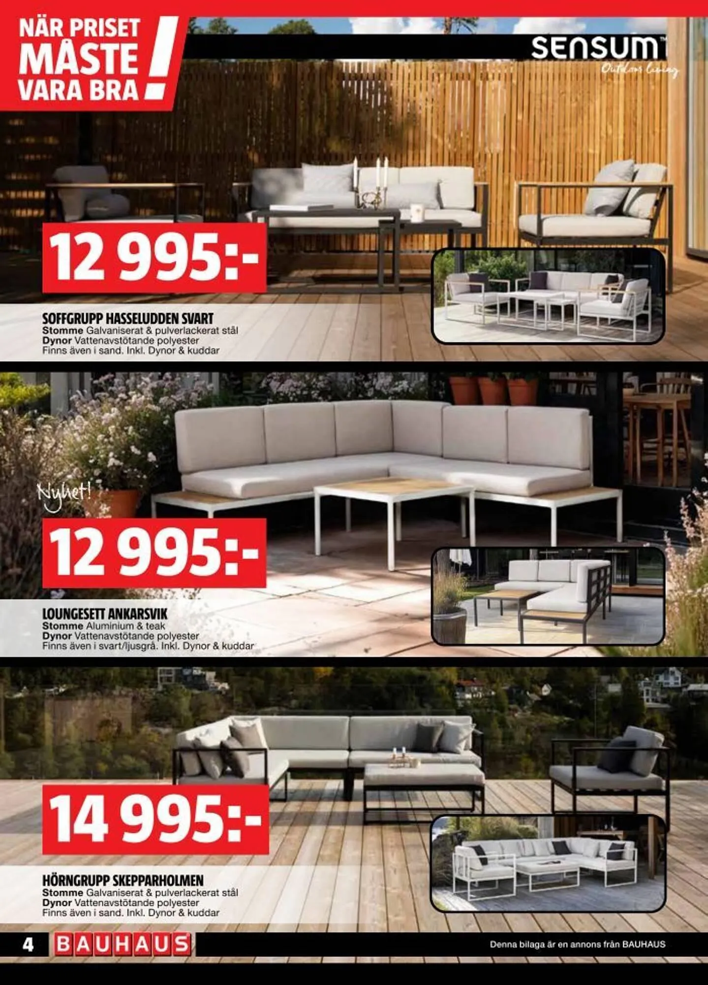 Bauhaus reklamblad från 28 april till 11 maj 2025 - Reklamblad sidor 4