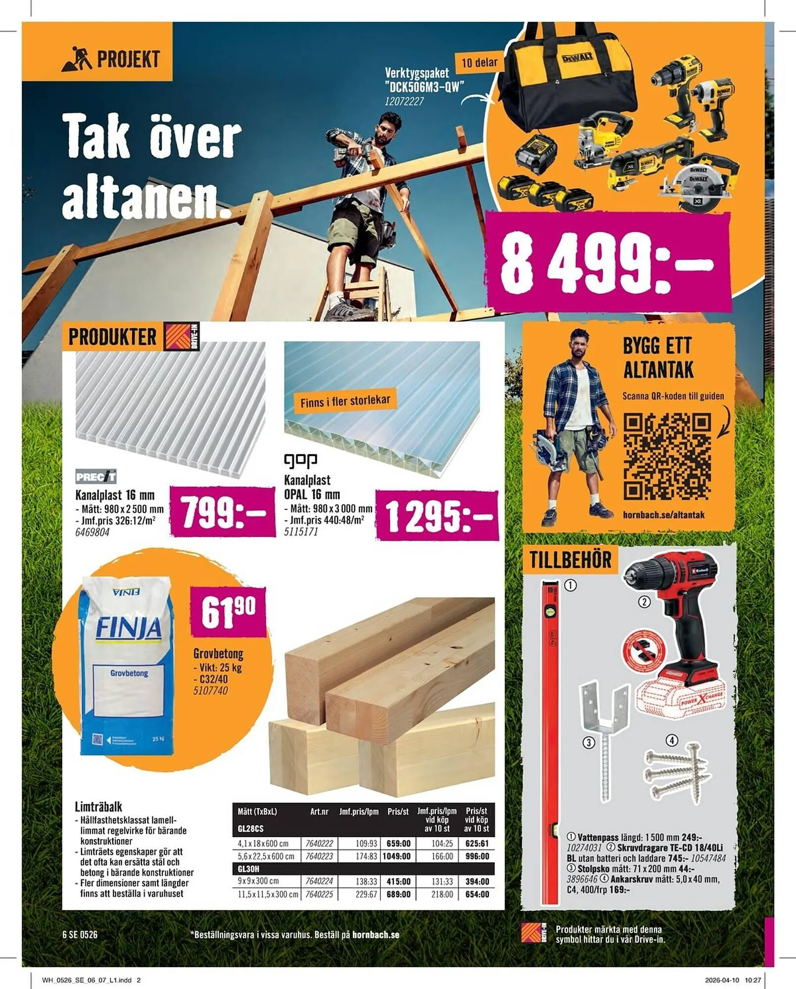 Hornbach reklamblad från 4 maj till 30 maj 2026 - Reklamblad sidor 6