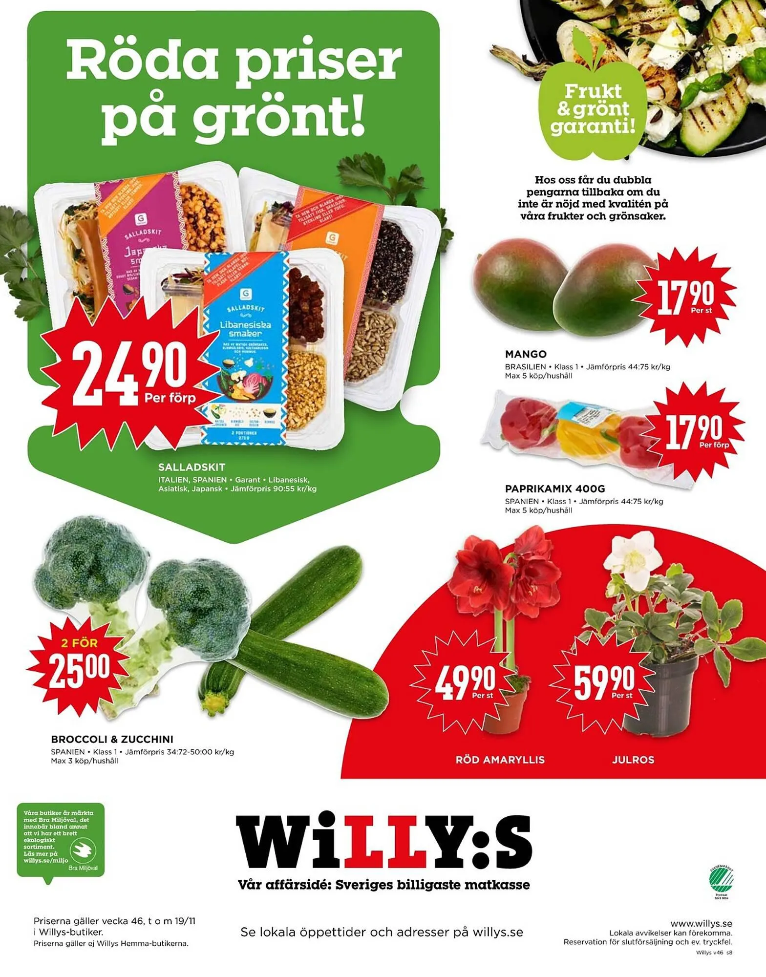 Willys reklamblad från 13 november till 19 november 2023 - Reklamblad sidor 8